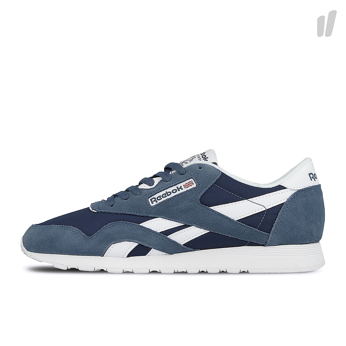 Reebok classic nylon Brave Blue-White Sneakers BD4902 | Overkill