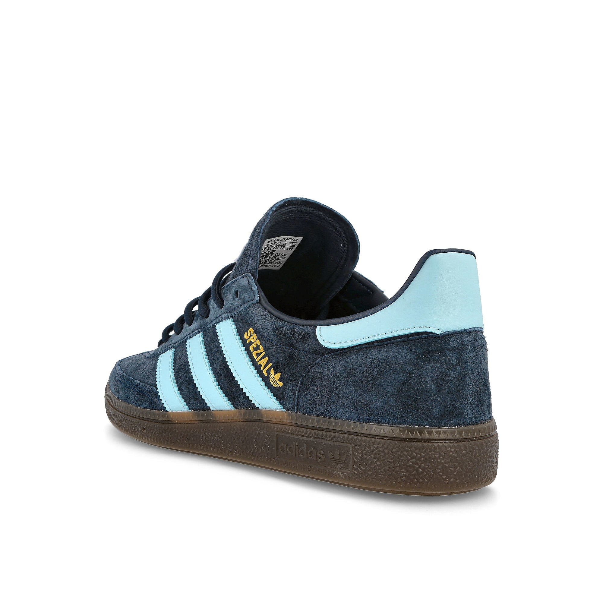 adidas Handball Spezial Collegiate Navy / Clear Sky / Gum5 Low Top Sneakers Material | Overkill