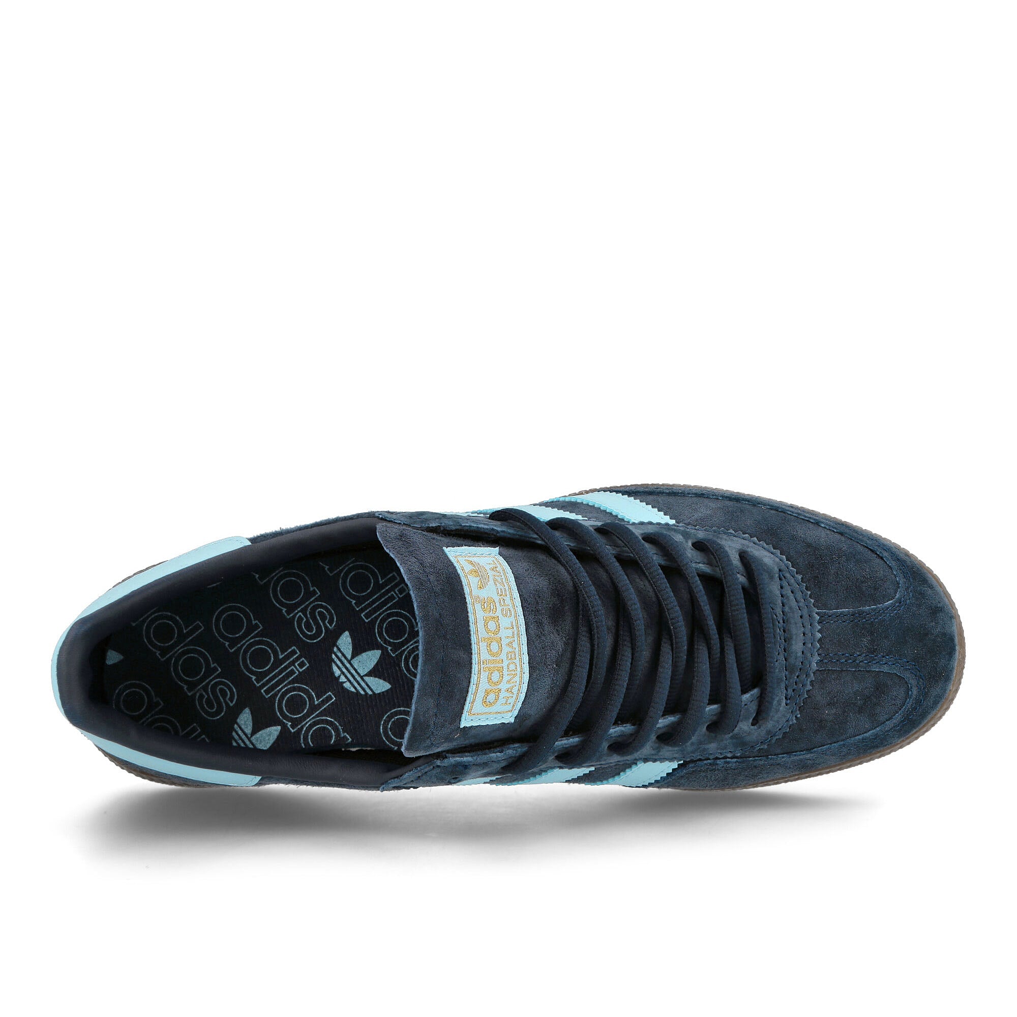 adidas Handball Spezial Collegiate Navy / Clear Sky / Gum5 Low Top Sneakers Detailfoto | Overkill