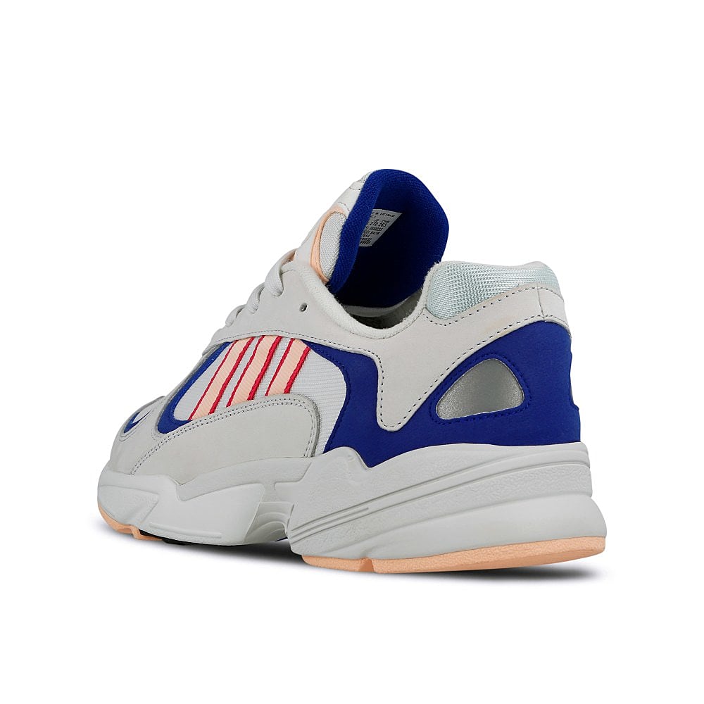 adidas yung-1 Crystal White-Clear Orange-Collegiate Royal Sneakers Material | Overkill