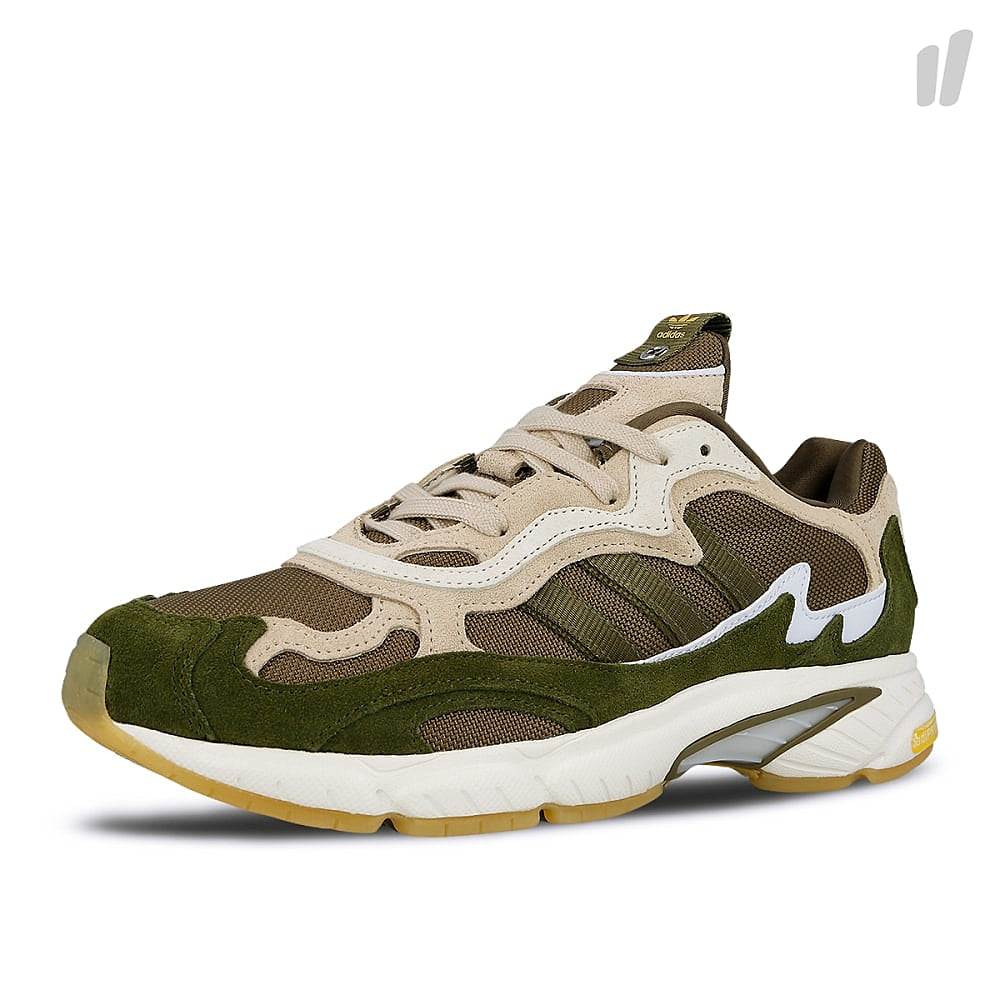 adidas St.Alfred x adidas Consortium Temper Run Clear White-Clear Brown-Clear Brown Sneakers Close Up | Overkill