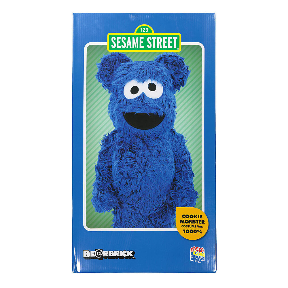 Medicom Be@rbrick Cookie Monster Costume Version 1000% Blue Collectibles & Toys Detail view 1 | Overkill