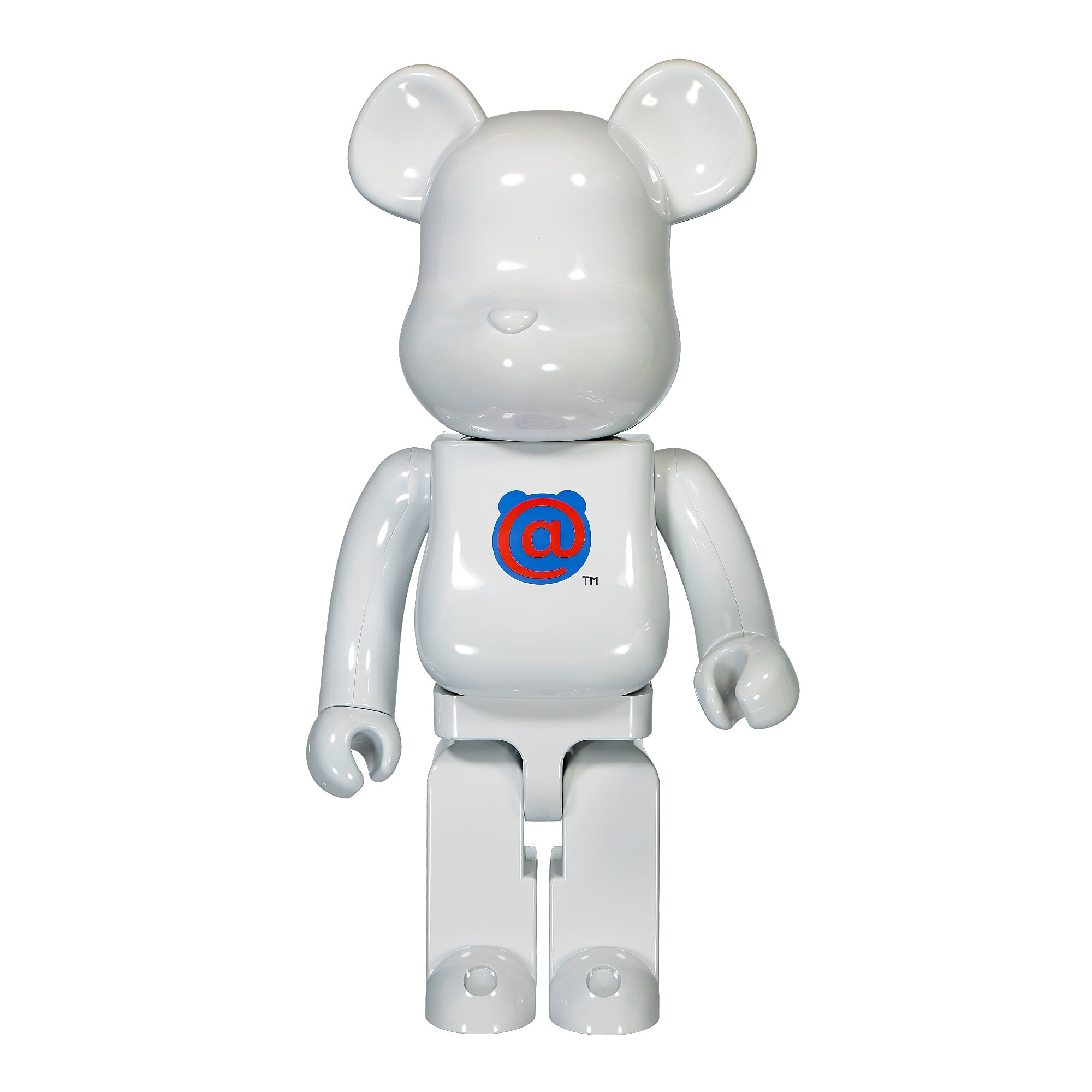 Medicom Be@rbrick 1st Model White Chrome 1000% White Collectibles & Toys MDCBB1MWC | Overkill