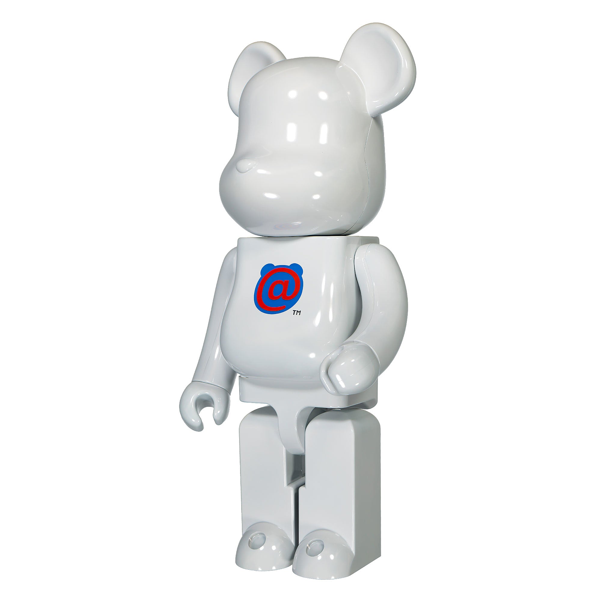 Medicom Be@rbrick 1st Model White Chrome 1000% White Collectibles & Toys Close-up | Overkill
