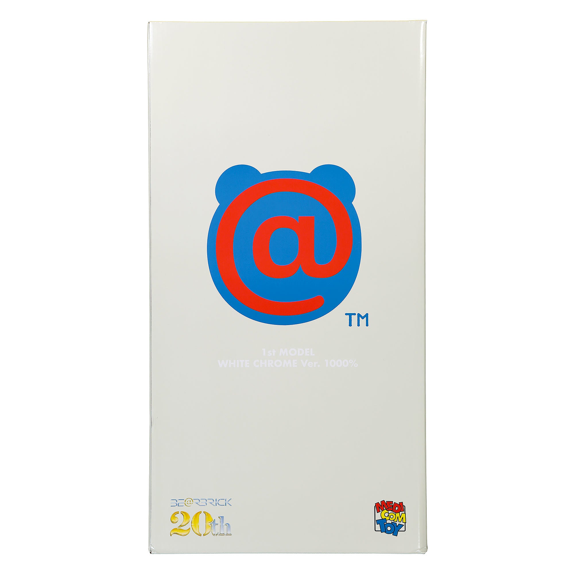 Medicom Be@rbrick 1st Model White Chrome 1000% White Collectibles & Toys Detail view 1 | Overkill