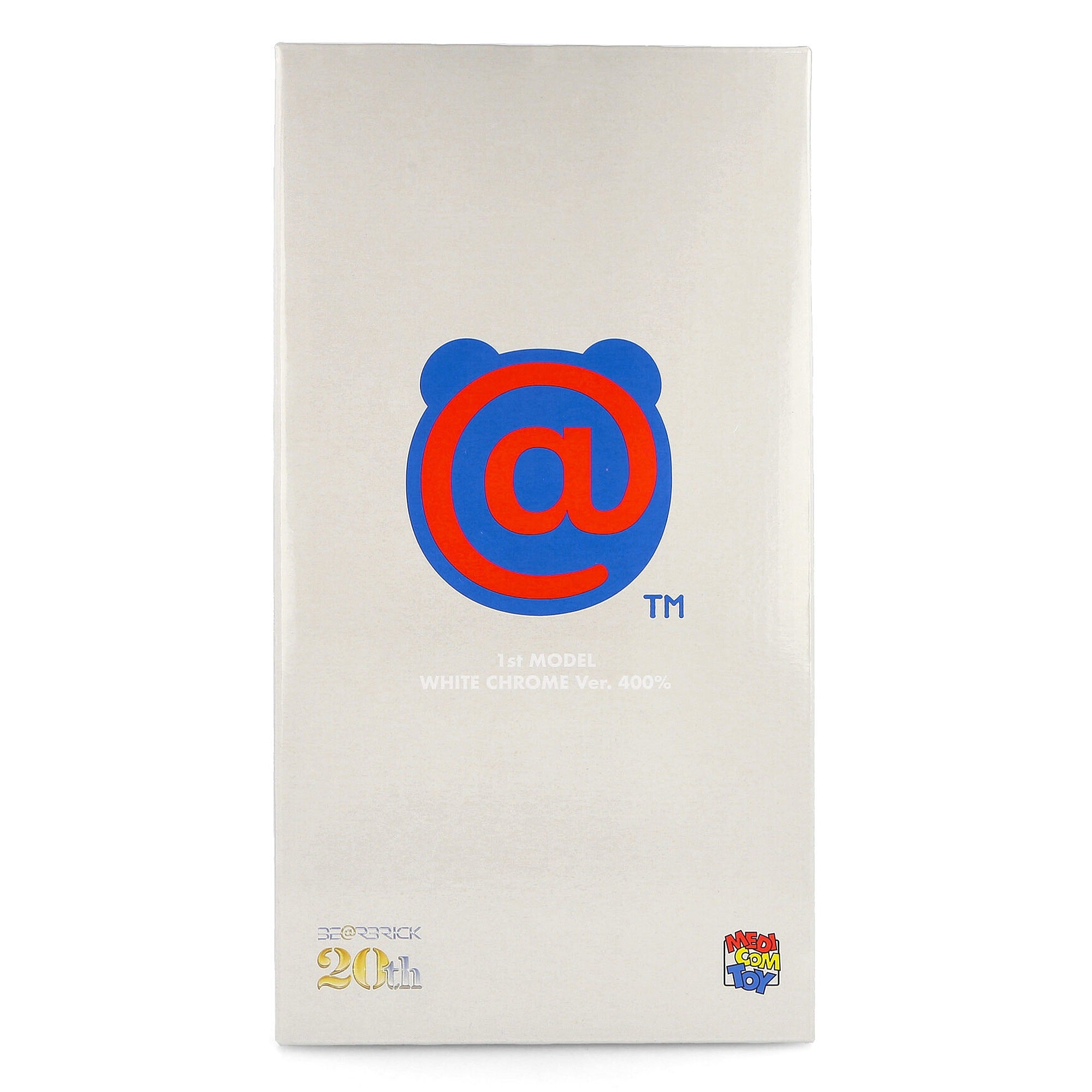 Medicom Be@rbrick 1st Model White Chrome 400% White Collectibles & Toys Detailfoto | Overkill