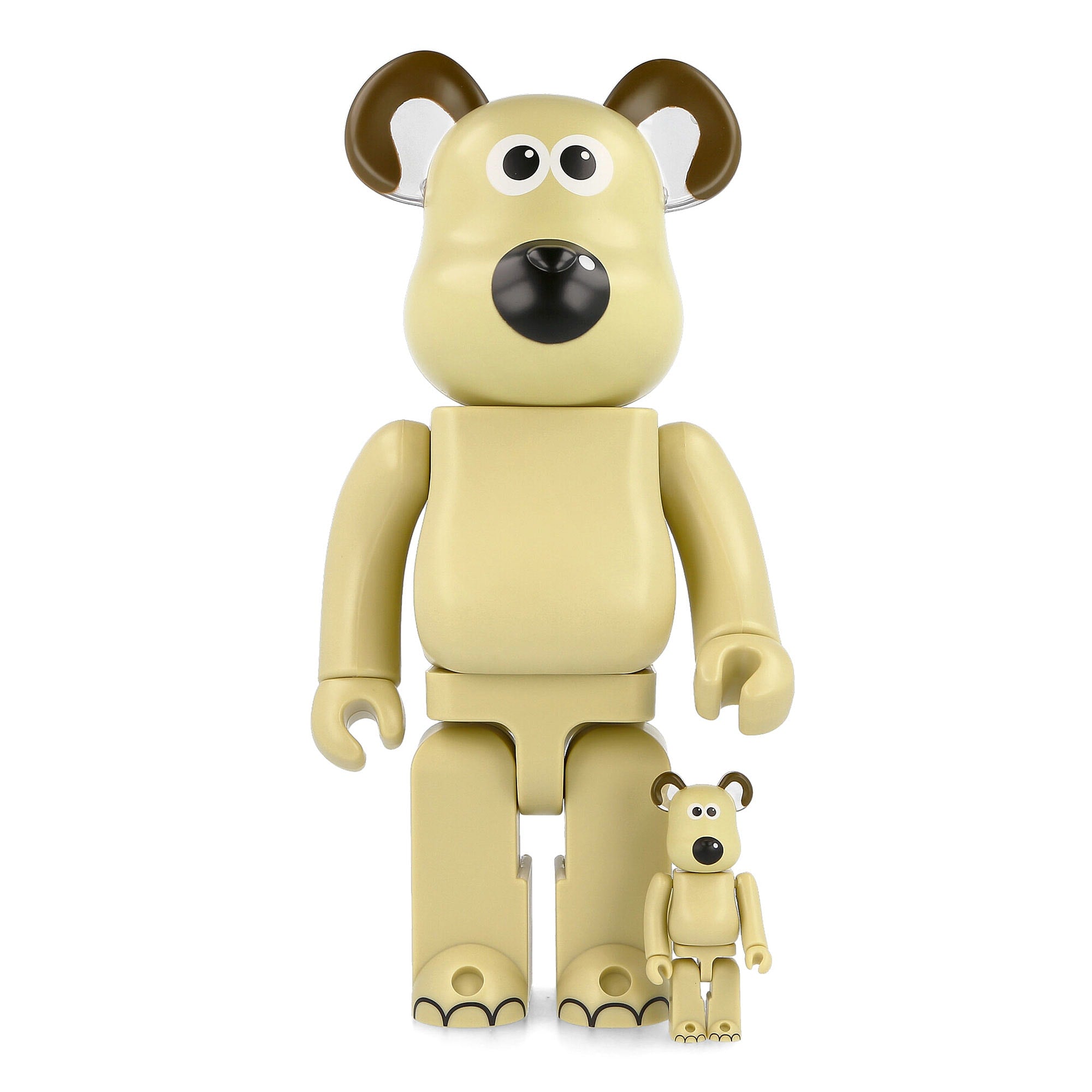 Medicom Be@rbrick Gromit 400% + 100% Beige Collectibles & Toys MDCBBG400 | Overkill