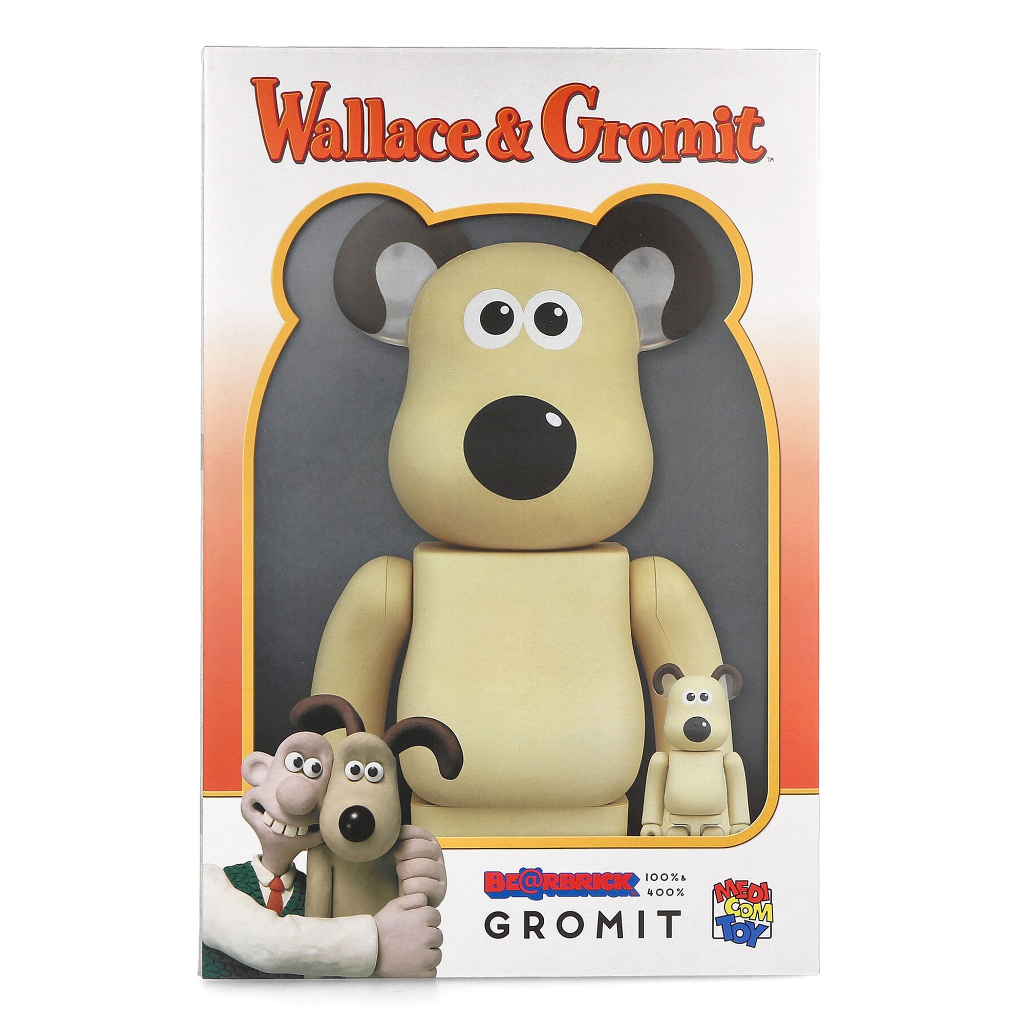 Medicom Be@rbrick Gromit 400% + 100% Beige Collectibles & Toys Detail view 1 | Overkill