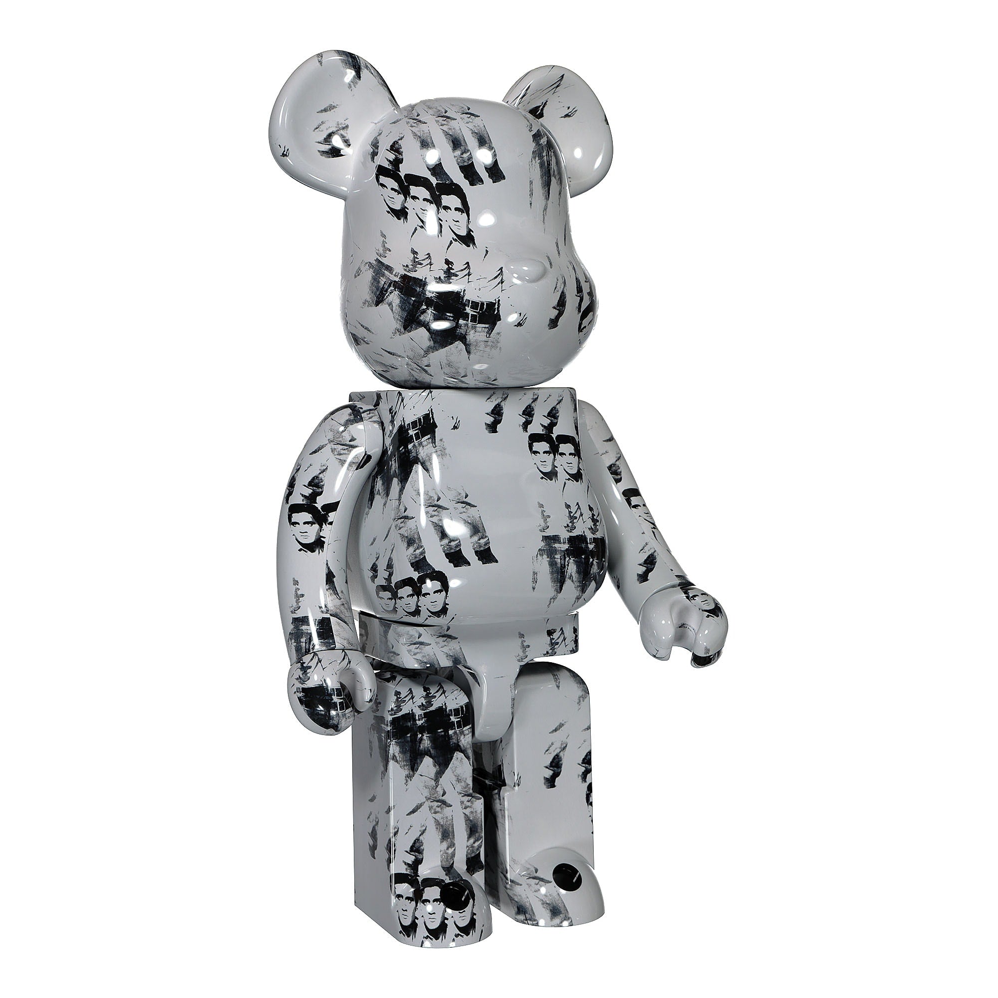 Medicom Be@rbrick Andy Warhols Elvis Presley 1000% Grey Collectibles & Toys Detailfoto | Overkill