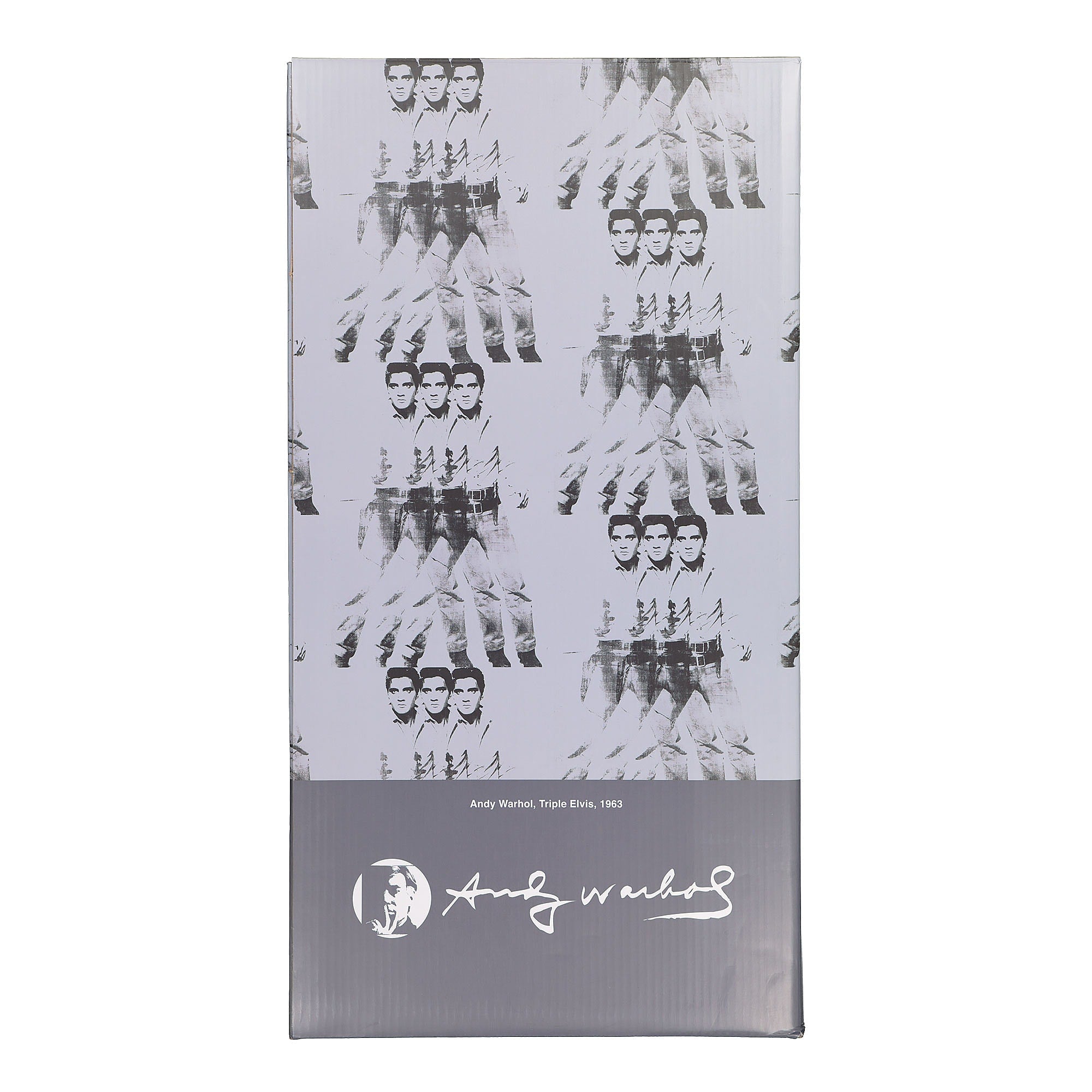 Medicom Be@rbrick Andy Warhols Elvis Presley 1000% Grey Collectibles & Toys Detail view 1 | Overkill