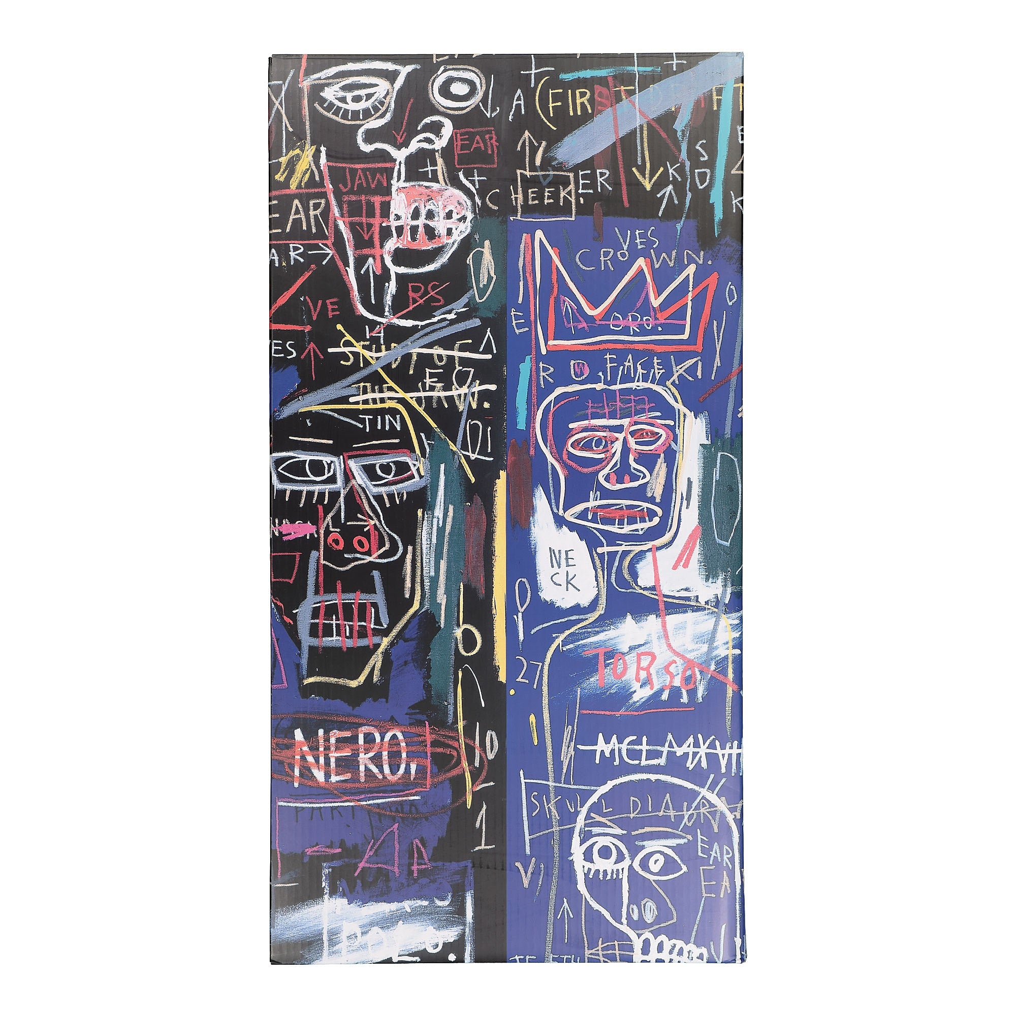 Medicom Be@rbrick Jean Michel Basquiat #7 1000% Multicolor Collectibles & Toys Detail view 1 | Overkill