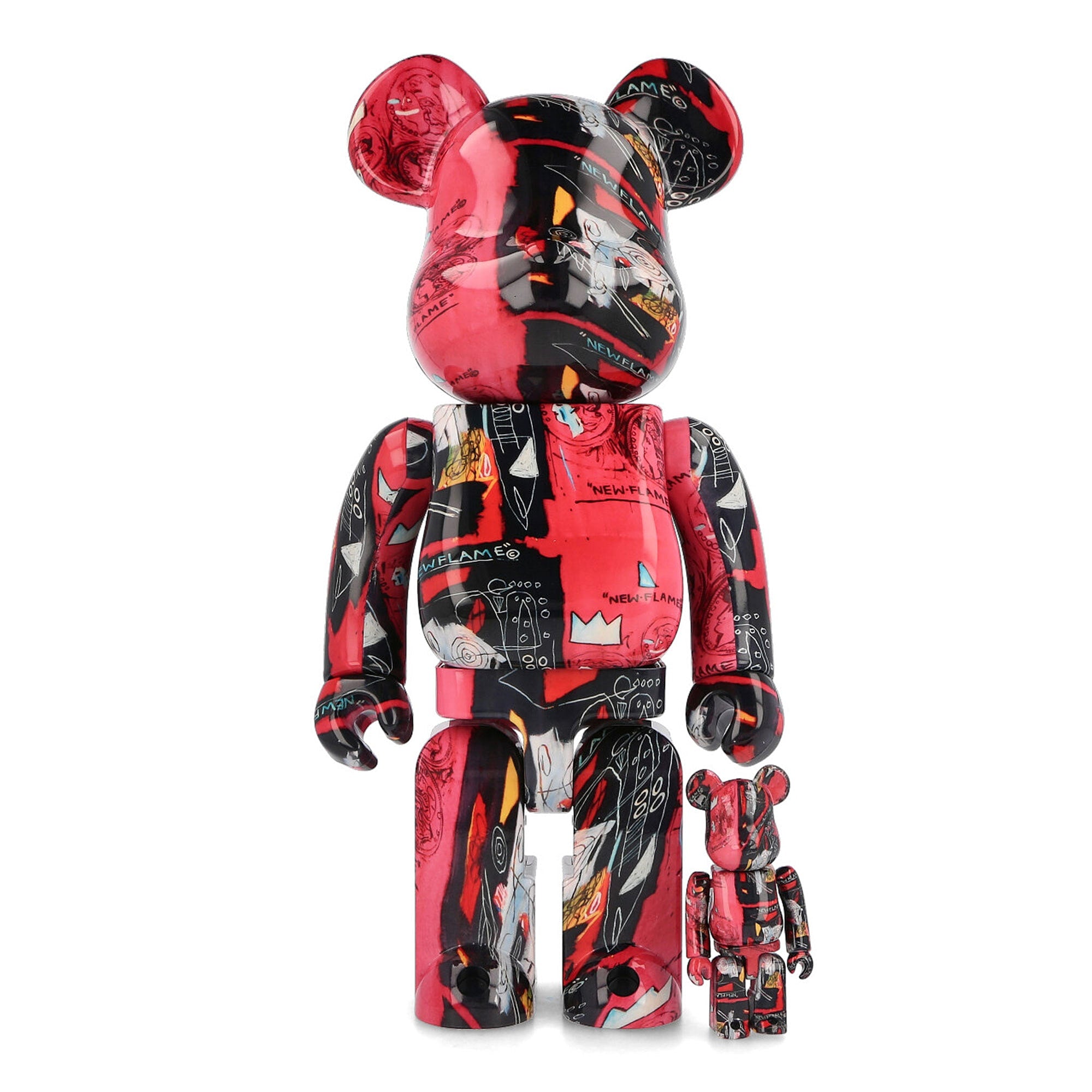 Medicom Be@rbrick Jean Michel Basquiat #1 400% + 100% Multicolor Collectibles & Toys MDCJMB1400 | Overkill