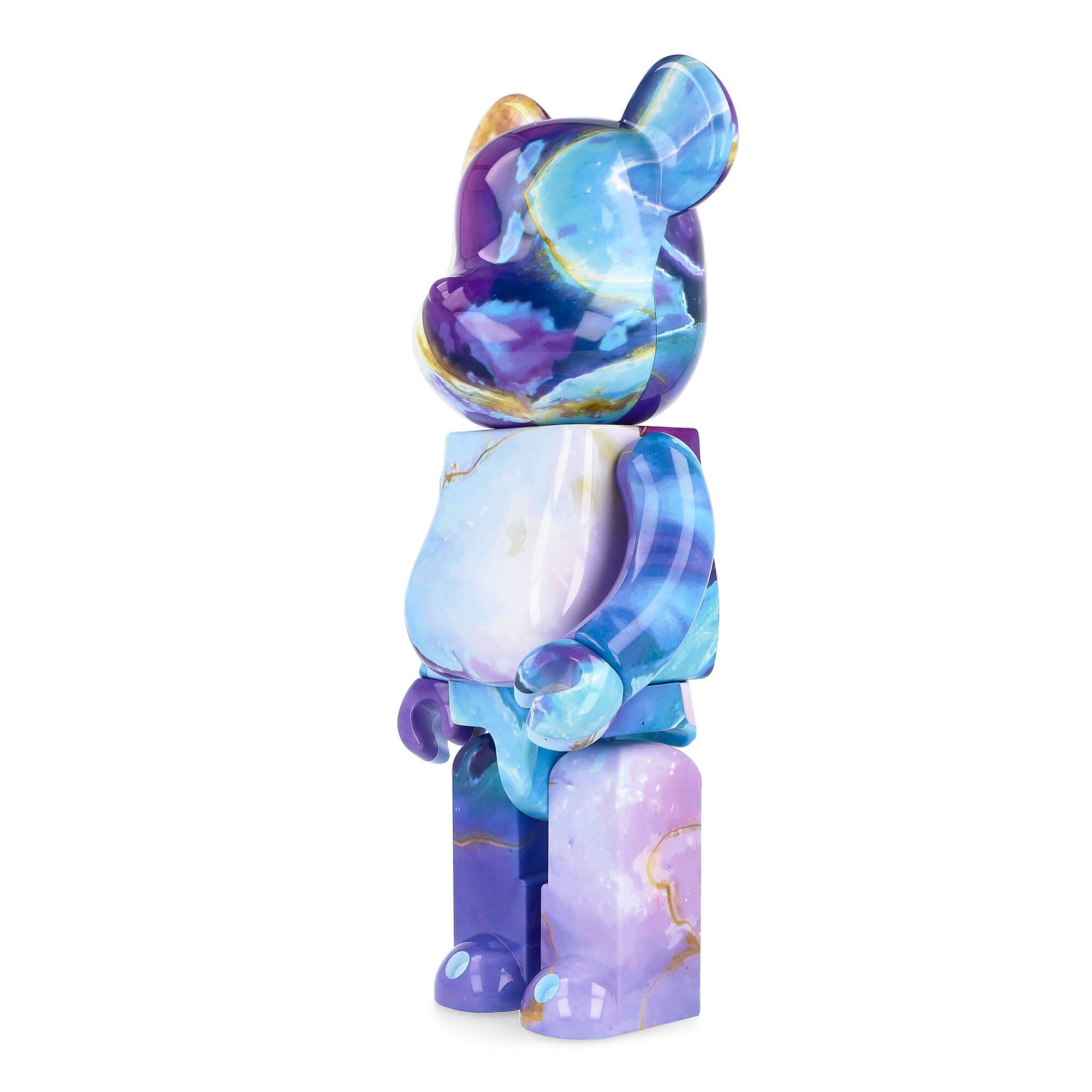 Medicom Be@rbrick Marble 400% Multicolor Collectibles & Toys Close-up | Overkill