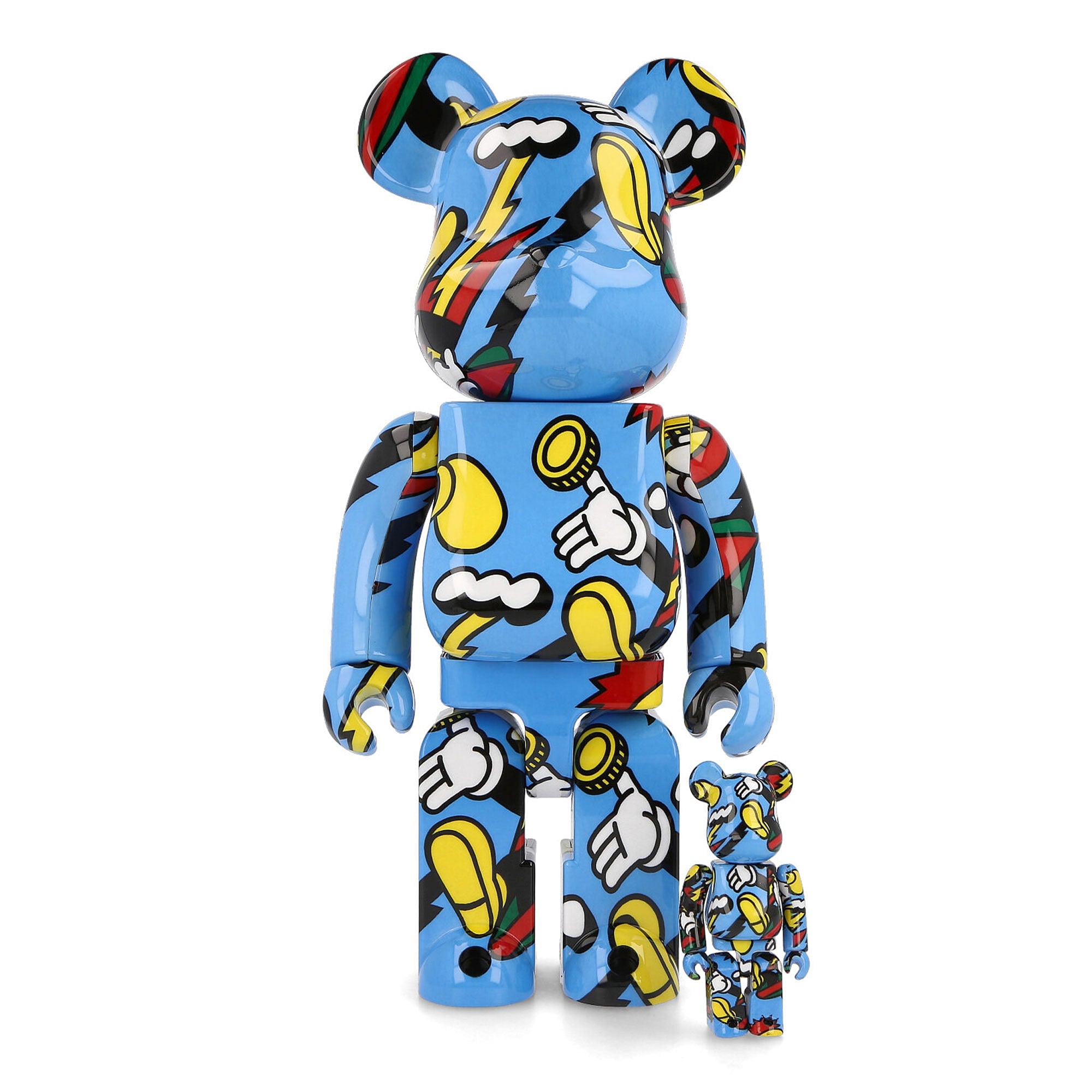 Medicom Be@rbrick Grafflex 400% + 100% Blue Collectibles & Toys MDCBBGRF | Overkill