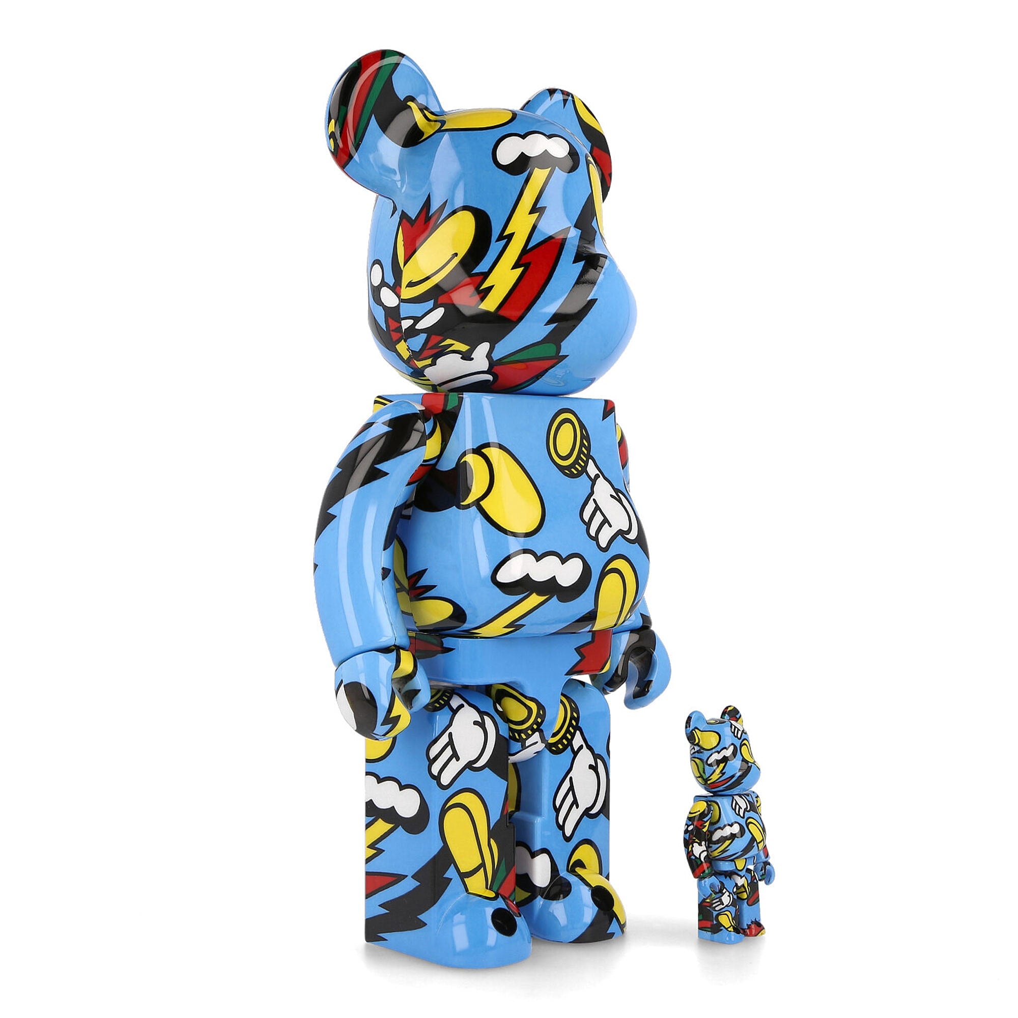 Medicom Be@rbrick Grafflex 400% + 100% Blue Collectibles & Toys Detailfoto | Overkill