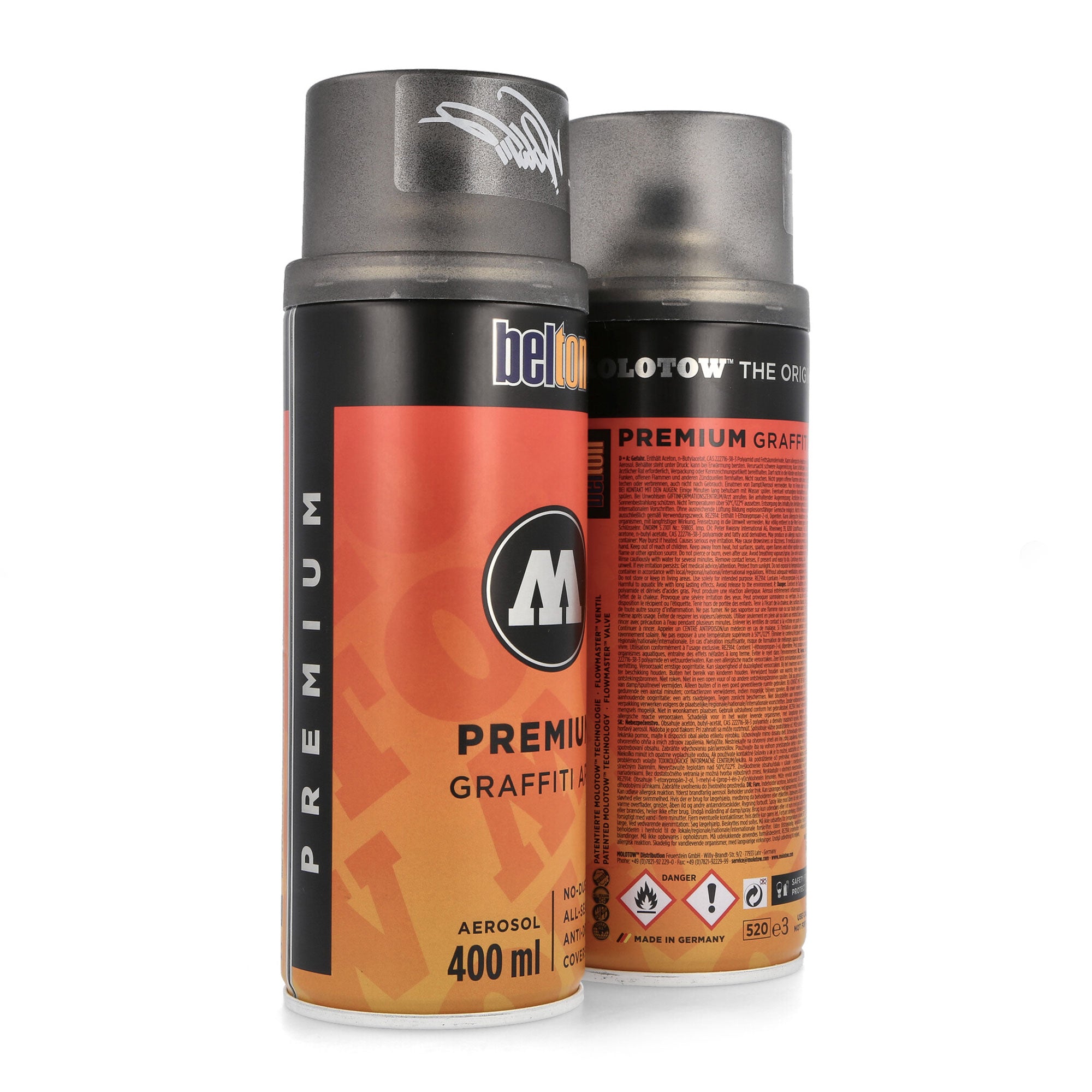 Molotow premium transparent 400 ml 0 Cans Close-up | Overkill