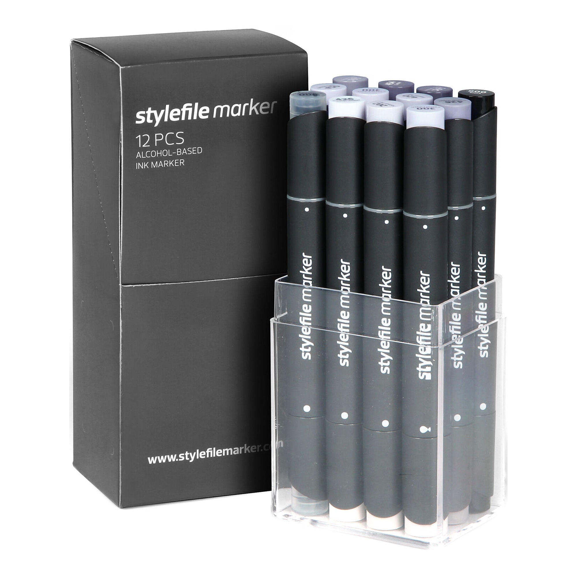 Stylefile marker 12er grey set cool Marker SFS12CG | Overkill