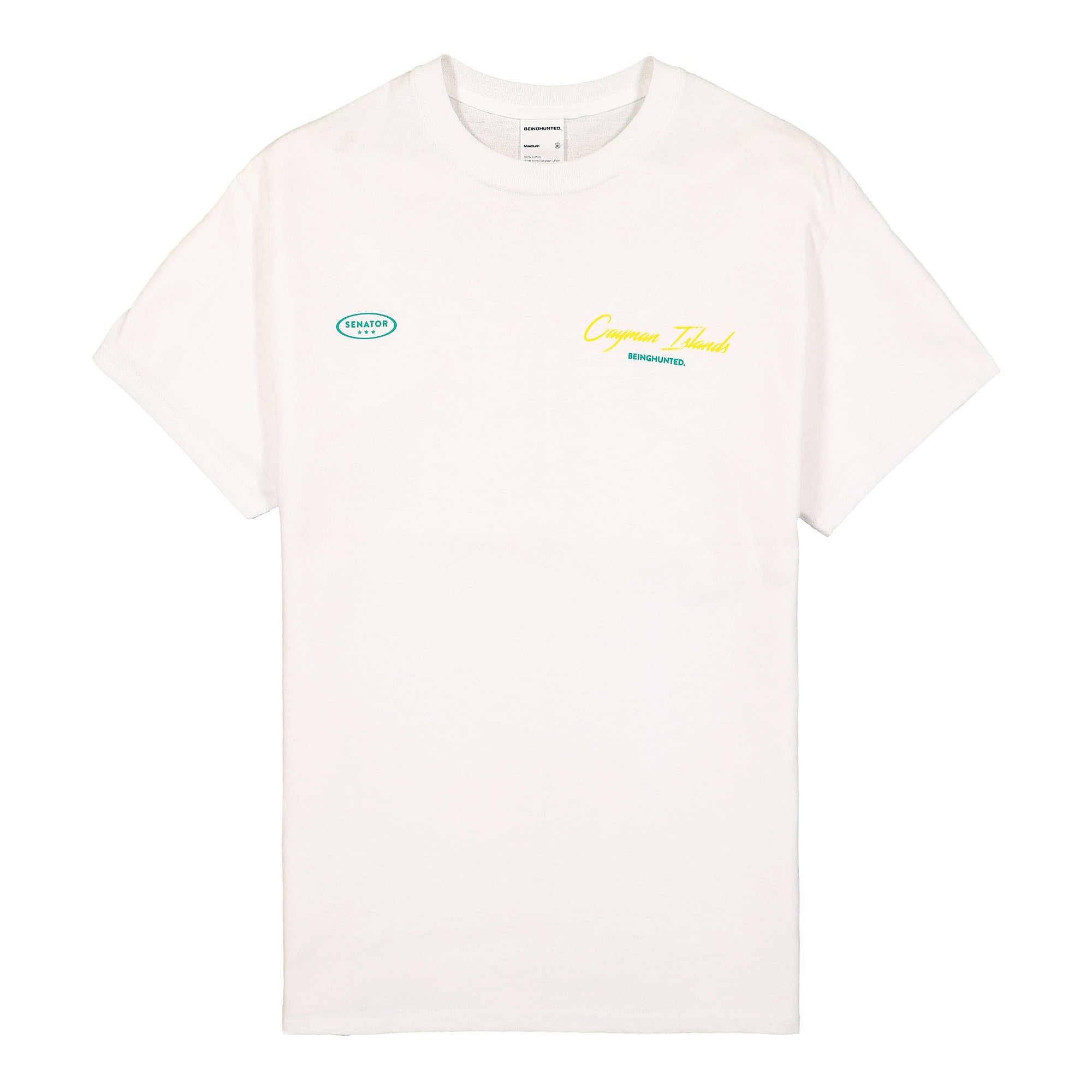 Beinghunted Cayman Souvenir Senator T-Shirt White T-Shirts BGHD-T-0072 | Overkill
