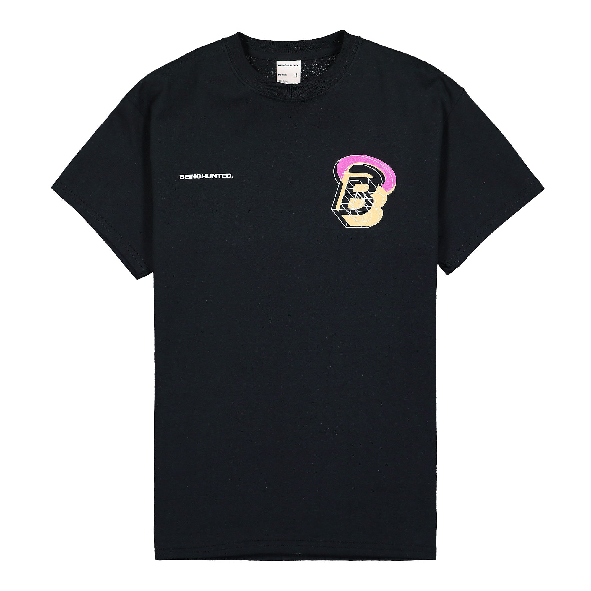 Beinghunted Halo B 3D Frame Logo T-Shirt Black T-Shirts BGHD-T-0074 | Overkill