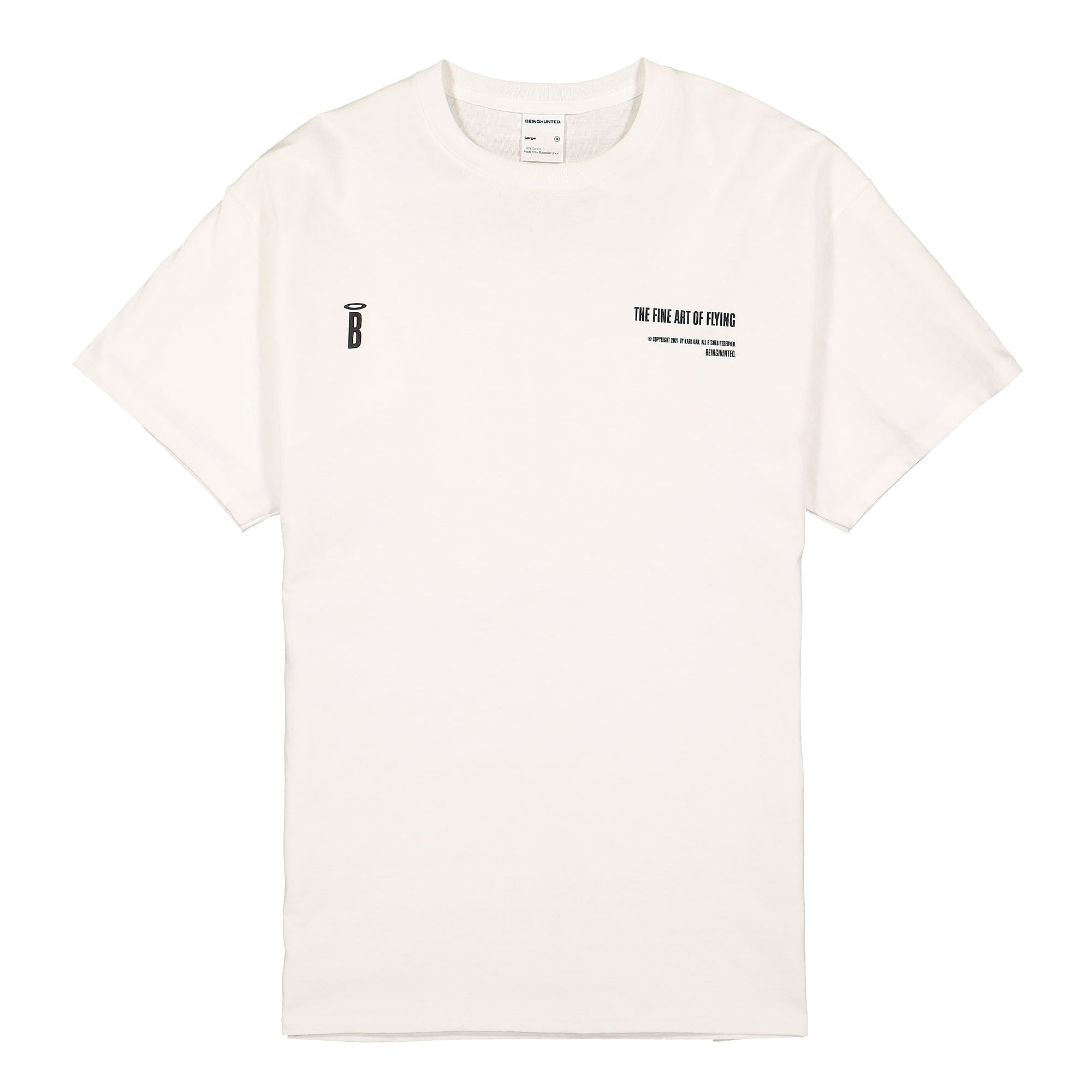Beinghunted The Fine Art Of Flying / Karl Hab T-Shirt White T-Shirts BGHD-T-0076 | Overkill