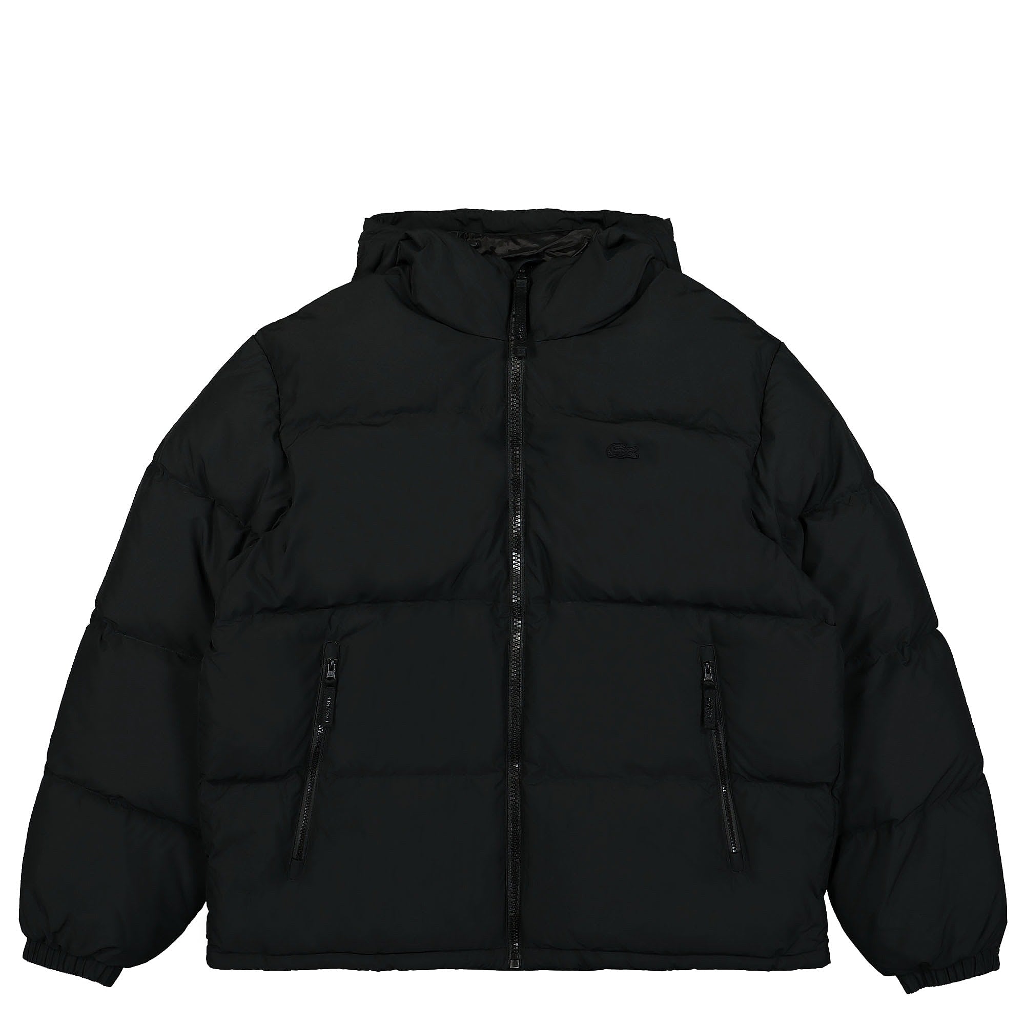 Lacoste Padded Hooded Jacket Black Puffer Jackets BH3522-00 031 | Overkill