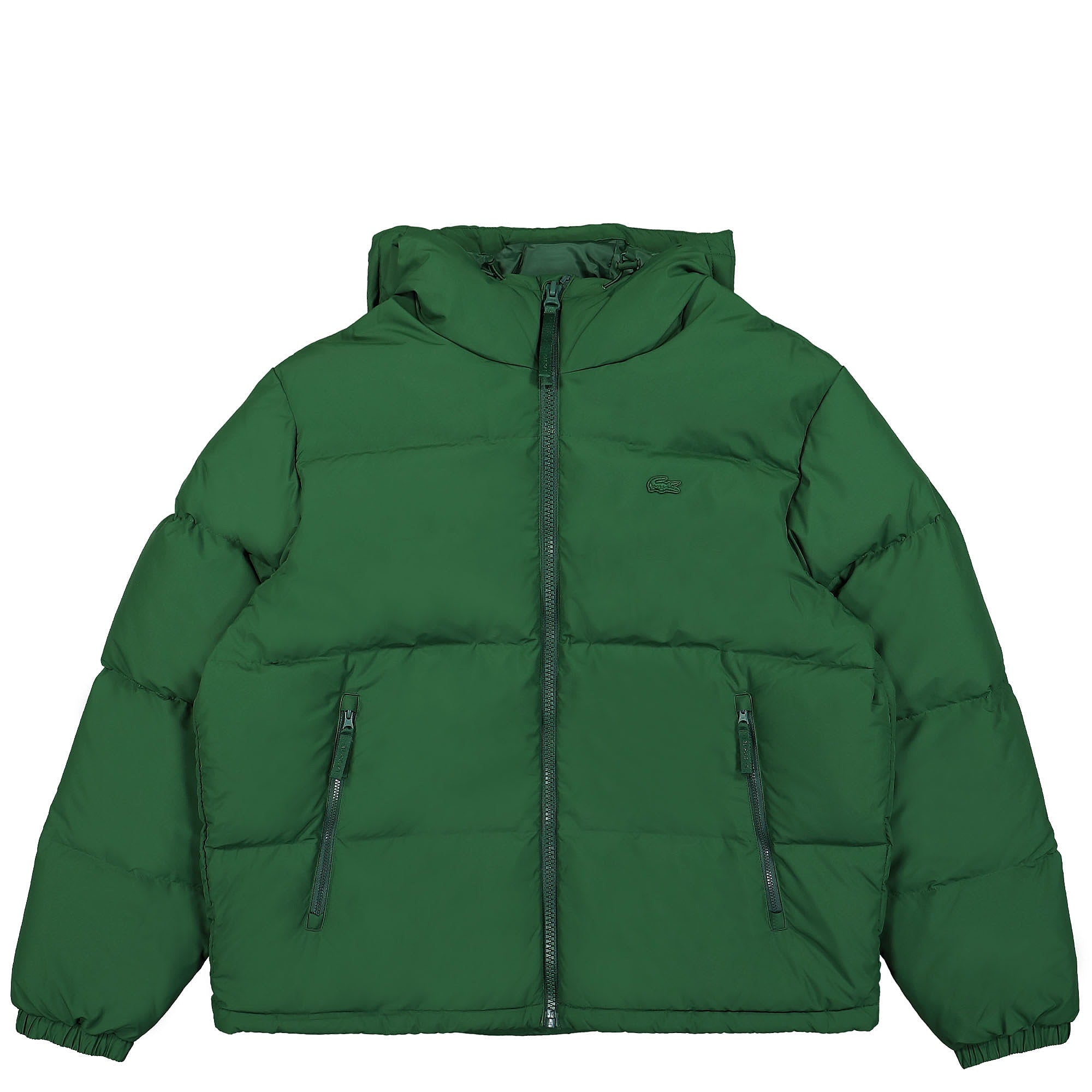 Lacoste Padded Hooded Jacket Green Puffer Jackets BH3522-00 132 | Overkill