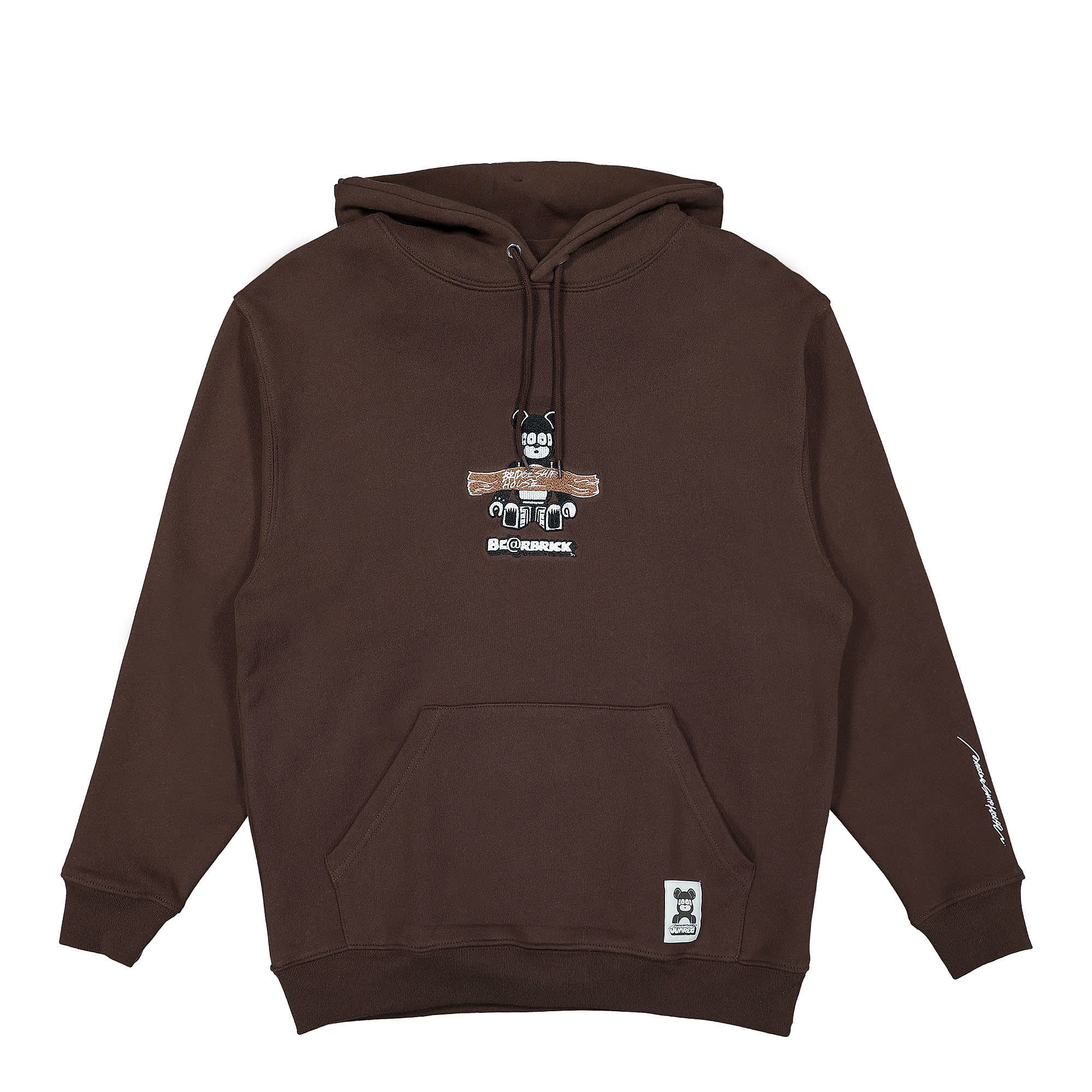 Medicom Bridge Ship House x Medicom Be@rbrick Hoodie Brown Hoodies BHM-71010-B | Overkill