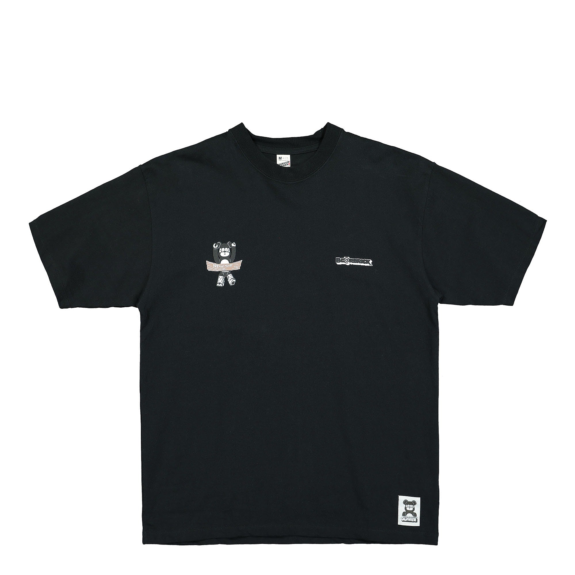 Medicom Bridge Ship House x Medicom Be@rbrick Short Sleeve Tee Black T-Shirts BHM-71040-B | Overkill