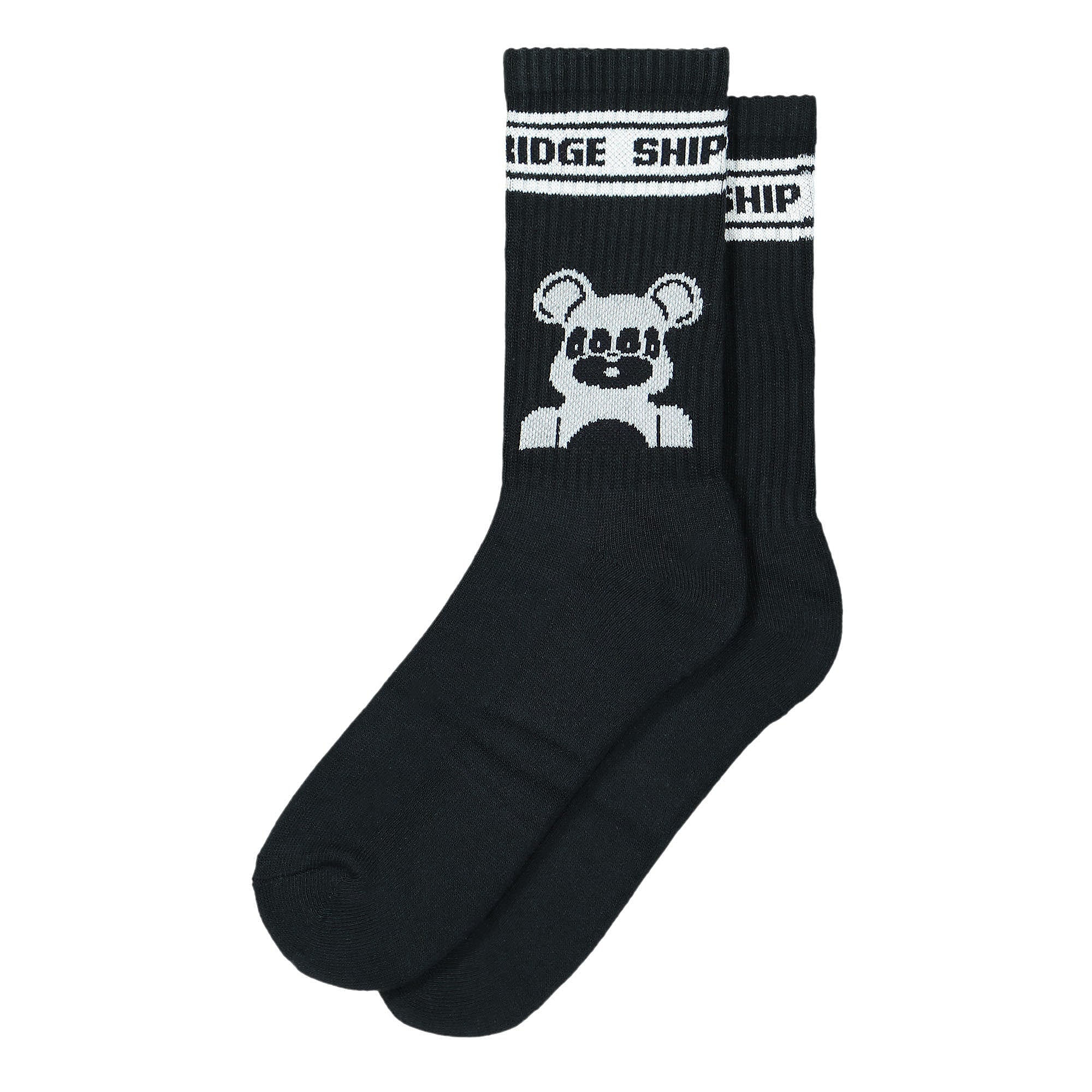 Medicom Bridge Ship House x Medicom Be@rbrick Socks Black Socks BHR-71050-C | Overkill