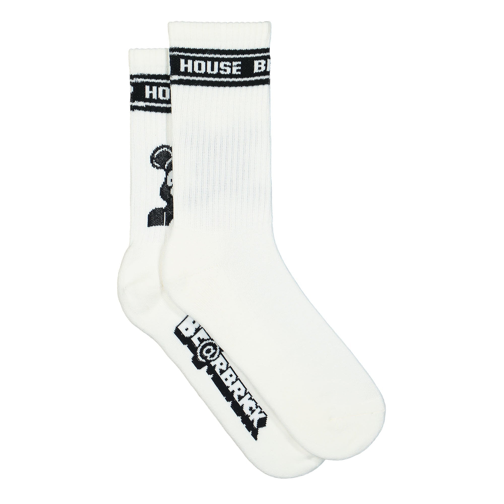 Medicom Bridge Ship House x Medicom Be@rbrick Socks White Socks Material | Overkill