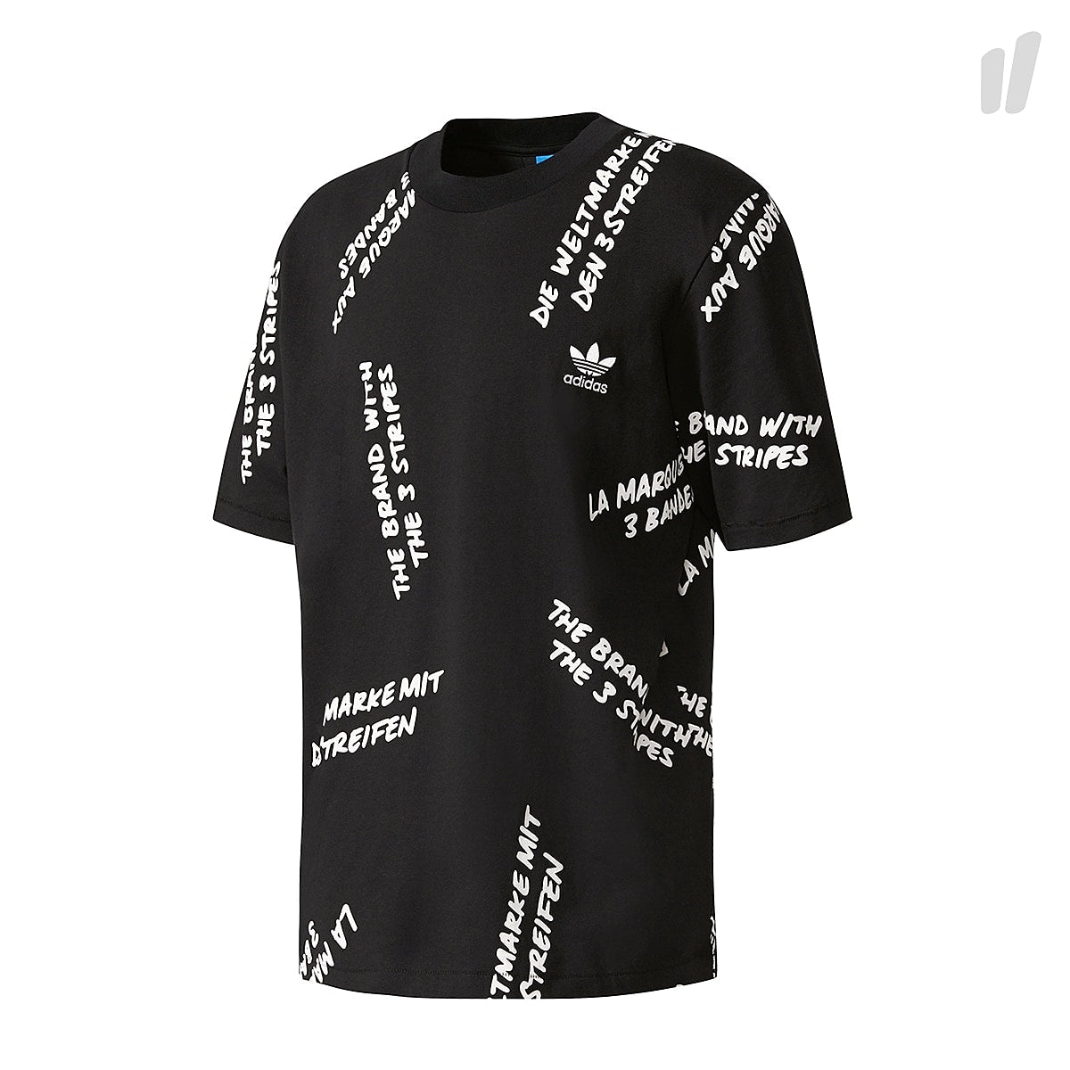 adidas NYC Graffiti Print Tee Black T-Shirts BJ9929 | Overkill