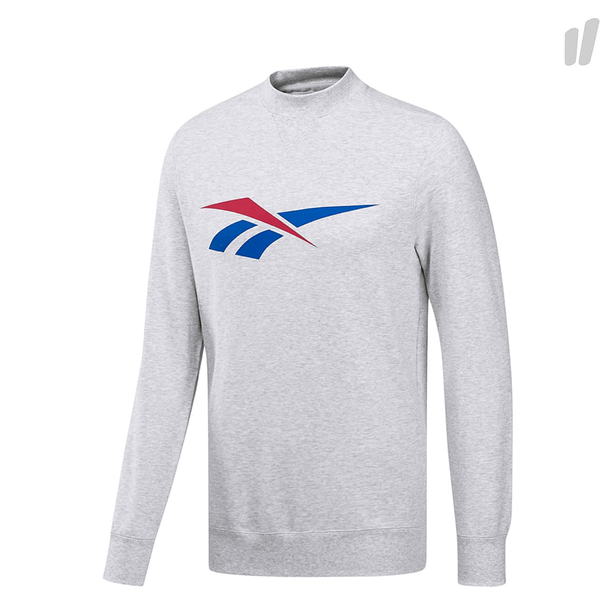 Reebok LF Retro Crewneck Light Grey Heather Sweatshirts BK6568 | Overkill