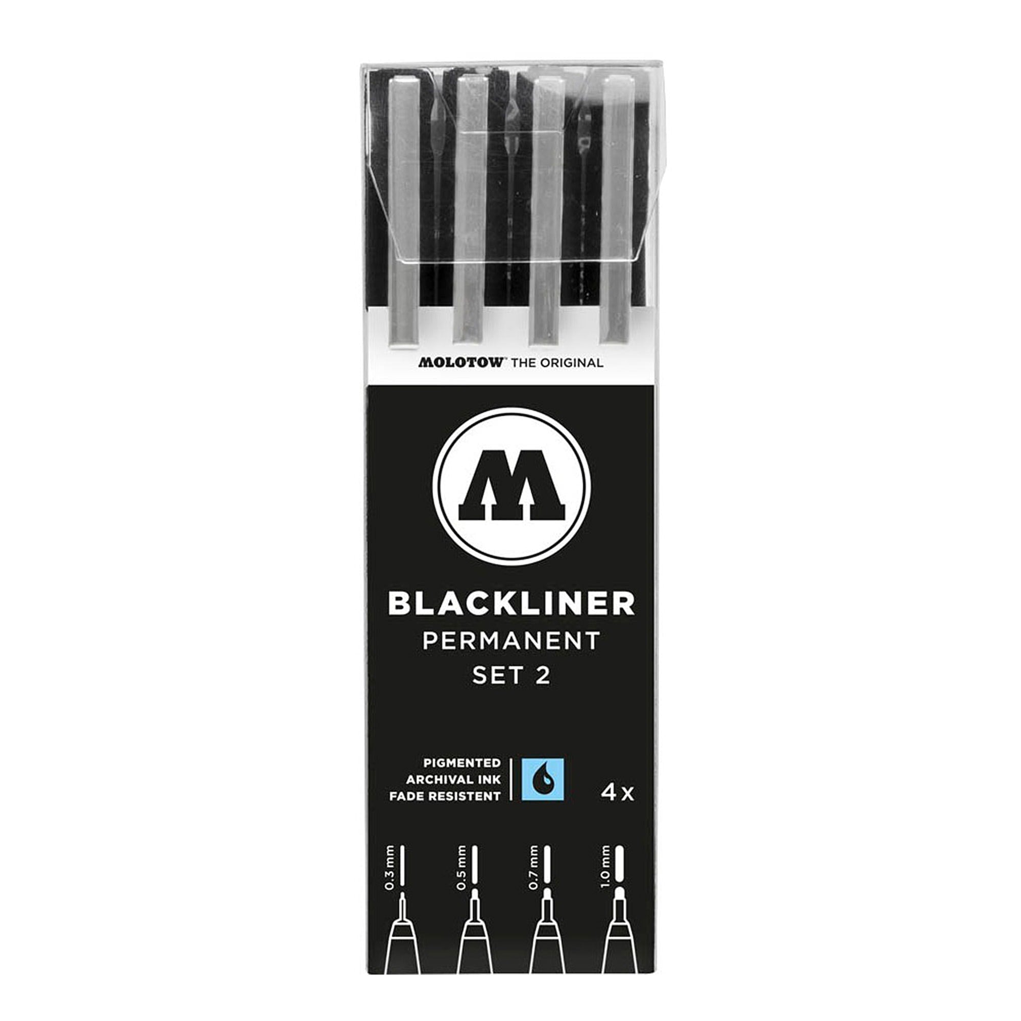 Molotow blackliner set 2 Marker 200487 | Overkill