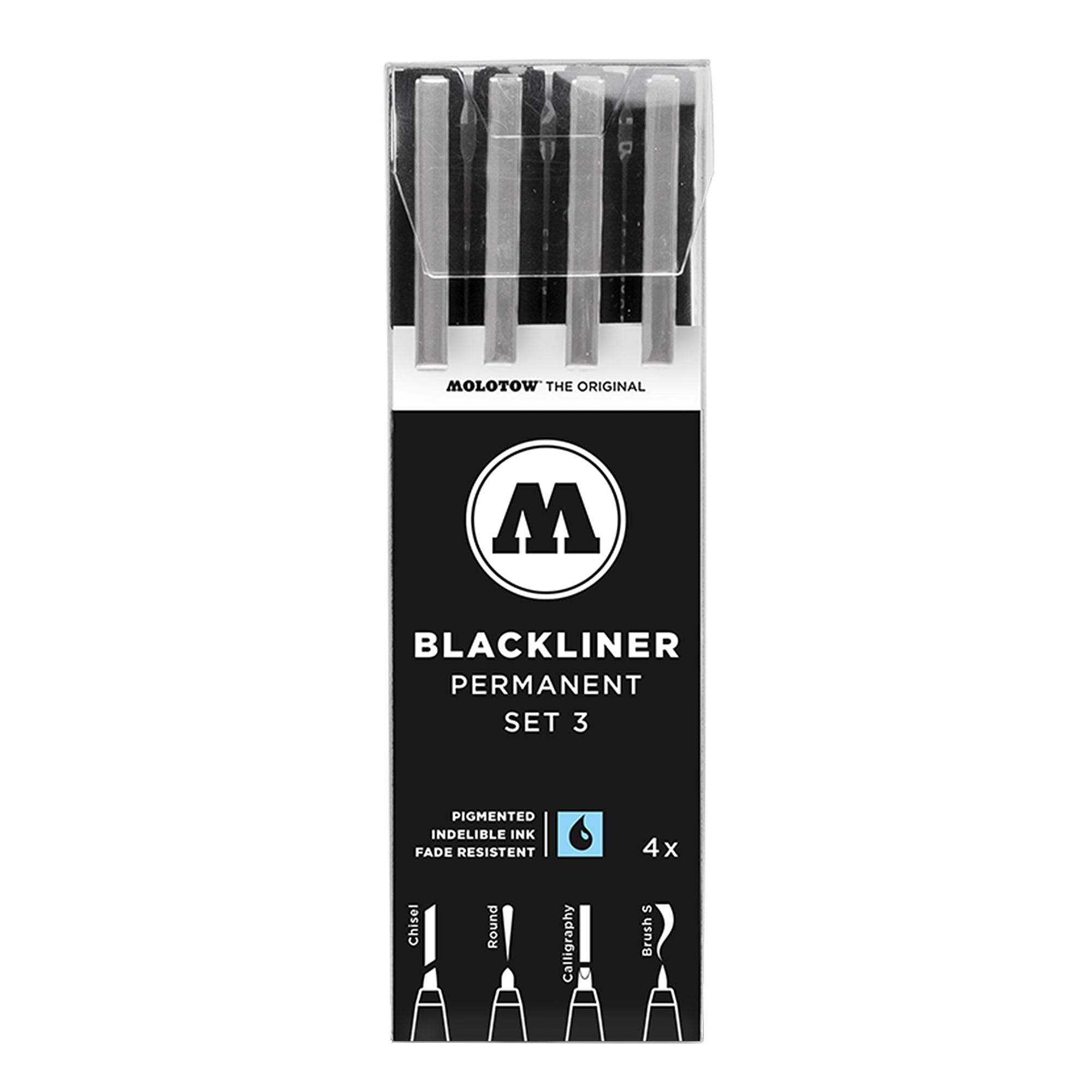 Molotow blackliner set 3 Marker 200494 | Overkill