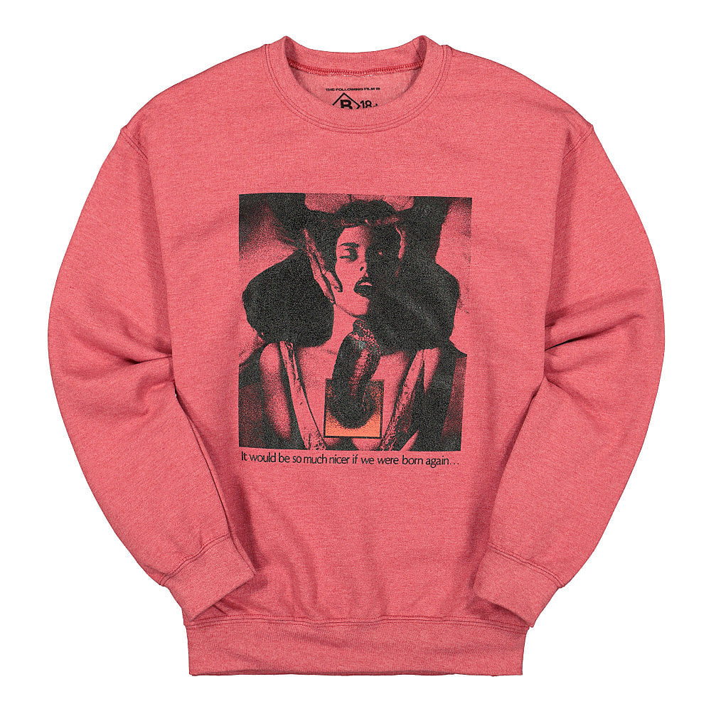 Bow3ry Born Again Vintage Crewneck Red Sweatshirts BOW-CN-02 | Overkill