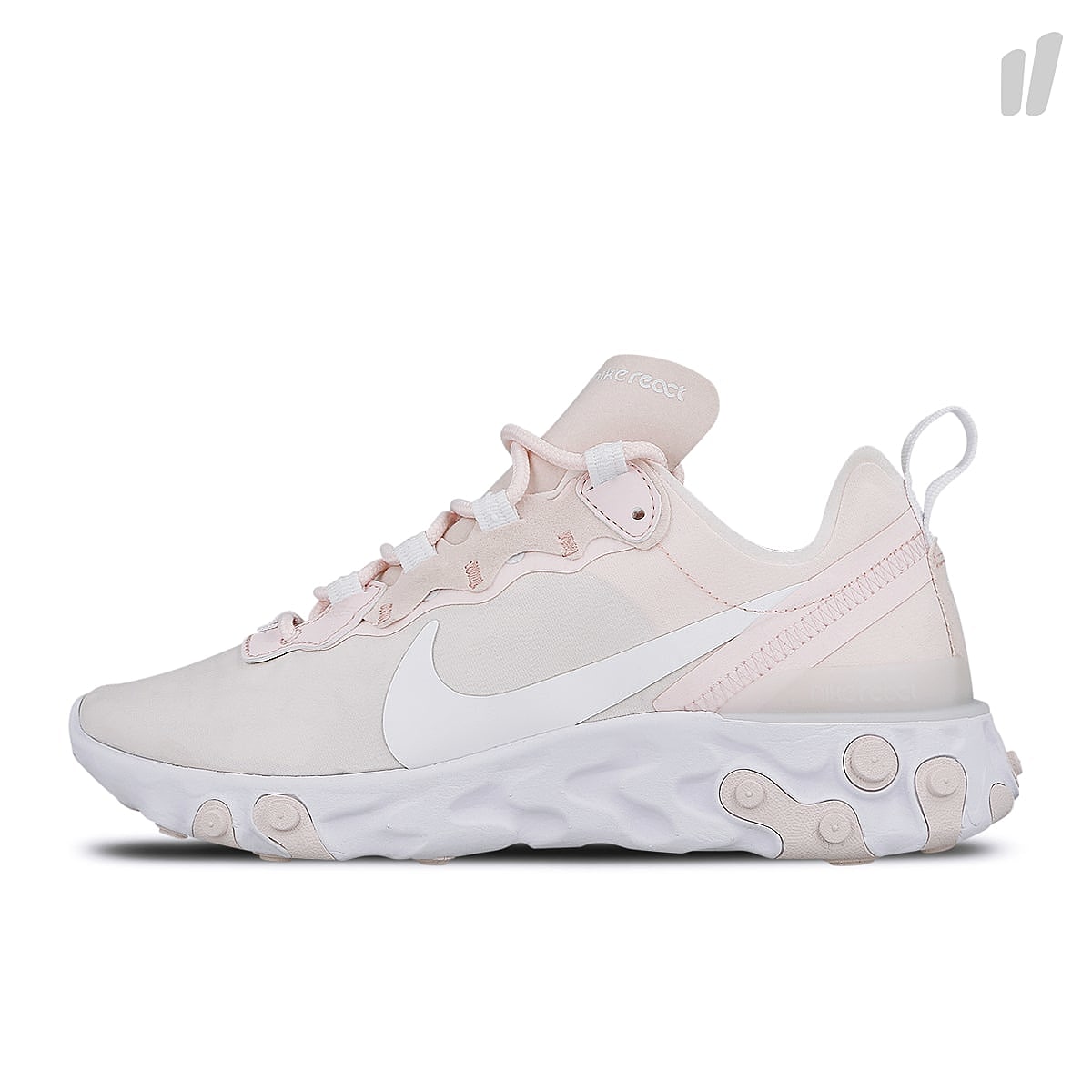Nike wmns react element 55 Pale Pink-White - White - Pale Pink Sneakers BQ2728 003 | Overkill