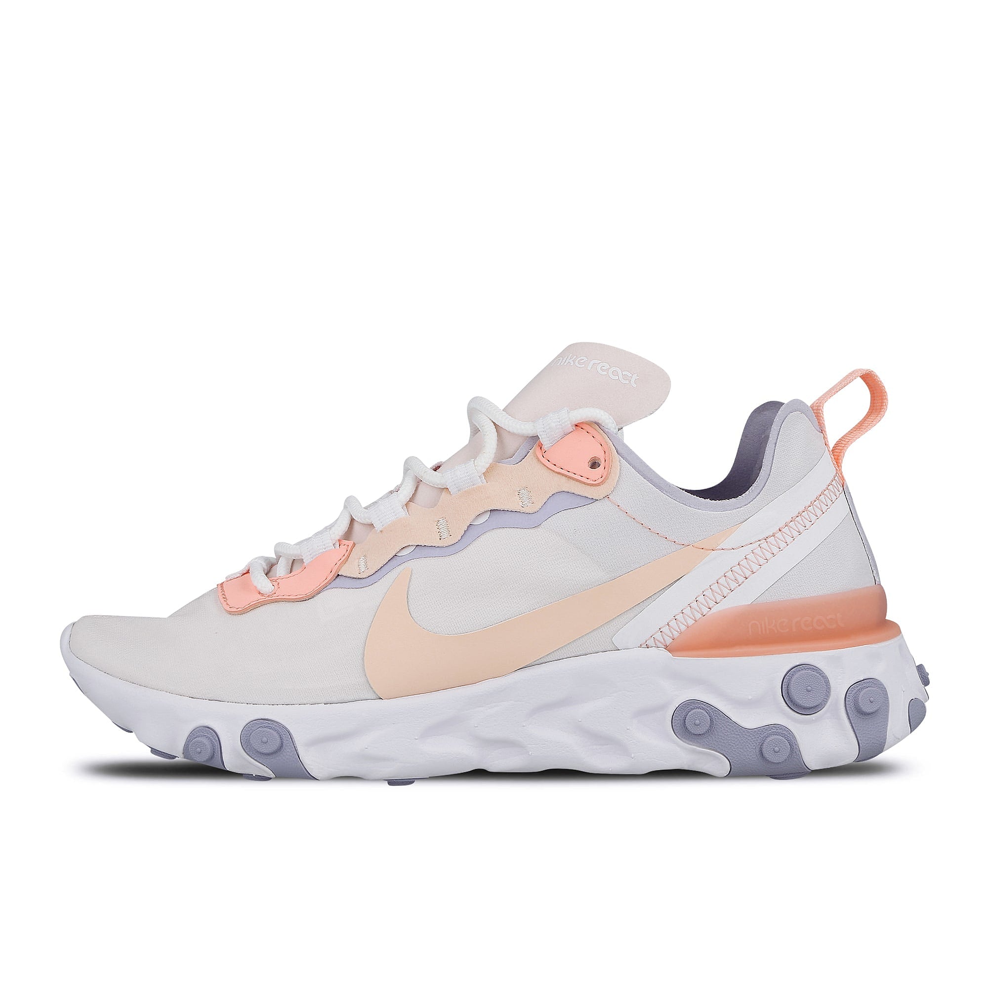 Nike wmns react element 55 Pale PInk-Washed Coral - Oxygen Purple Sneakers BQ2728 601 | Overkill