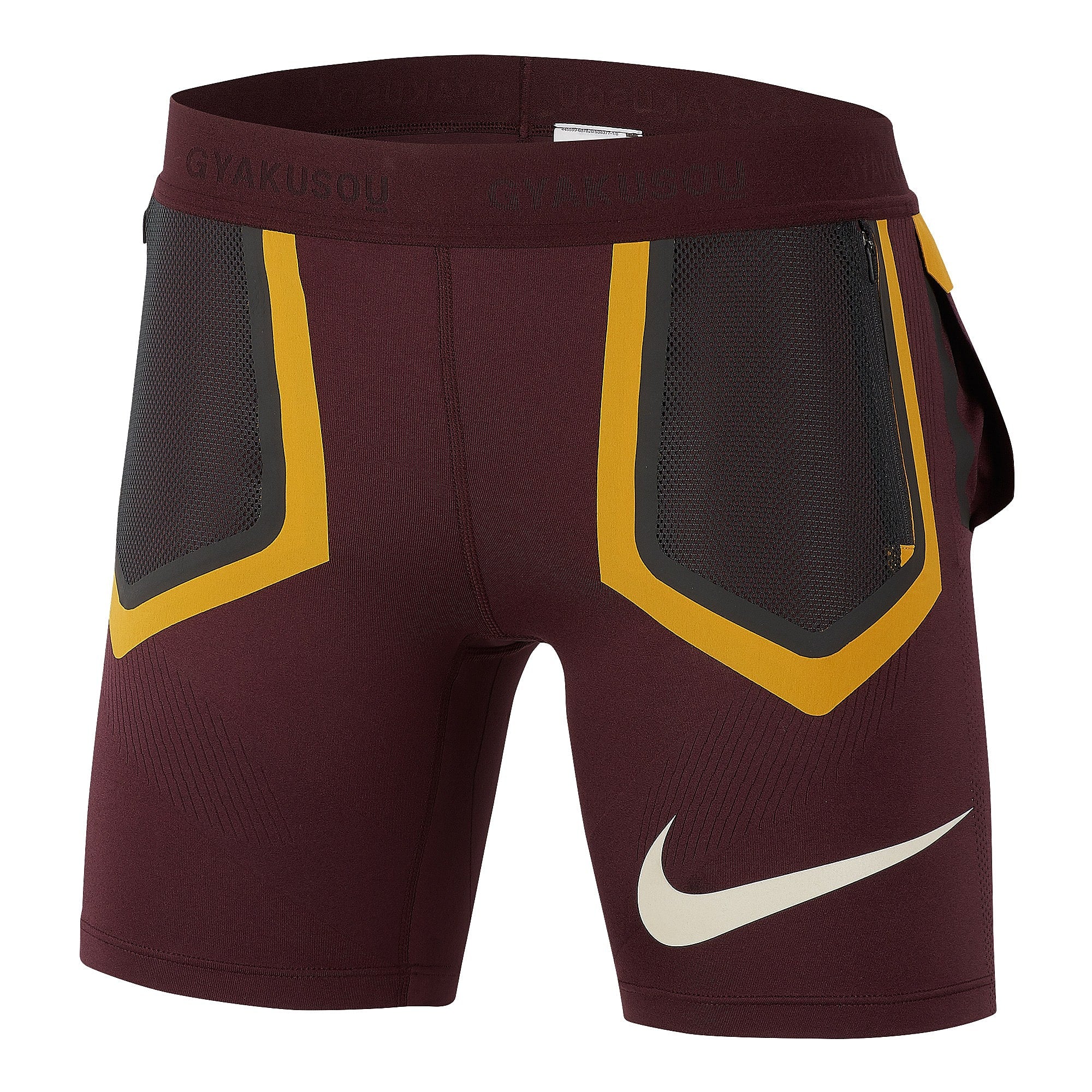 Nike Gyakusou TechKnit Shorts Deep Burgundy / DK Smoke Grey / Pale Ivory Shorts BQ3244 | Overkill