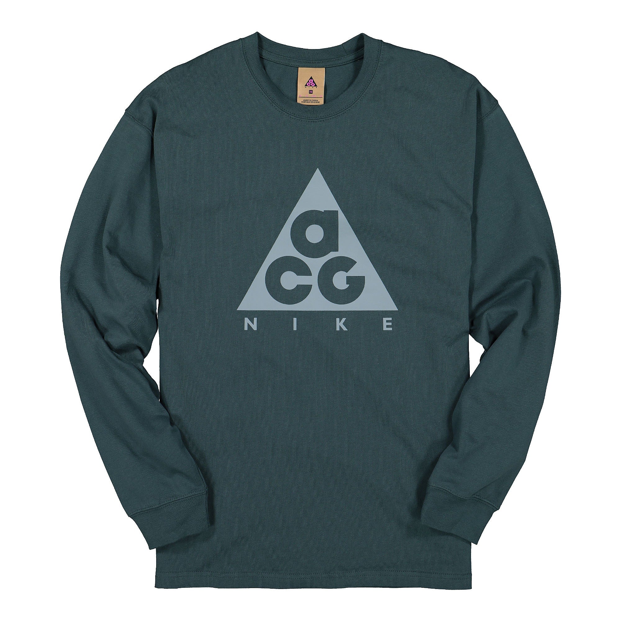 Nike NRG ACG LS Logo Tee Deep Jungle / Aviator Grey Longsleeves BQ3457 328 | Overkill