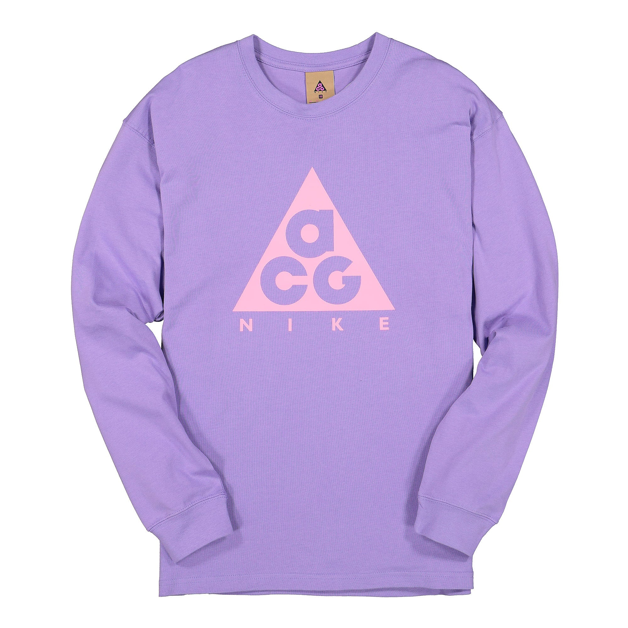 Nike NRG ACG LS Logo Tee Space Purple / Lotus Pink Longsleeves BQ3457 567 | Overkill