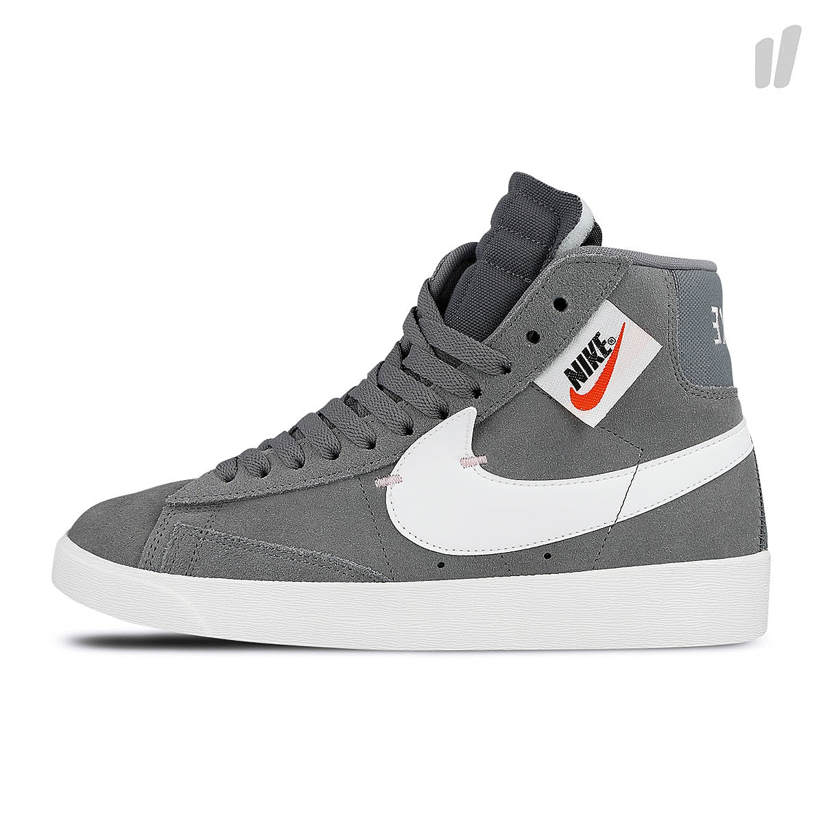Nike wmns blazer mid rebel Cool Grey-Summit White - Dark Grey Mid Top Sneakers BQ4022 004 | Overkill