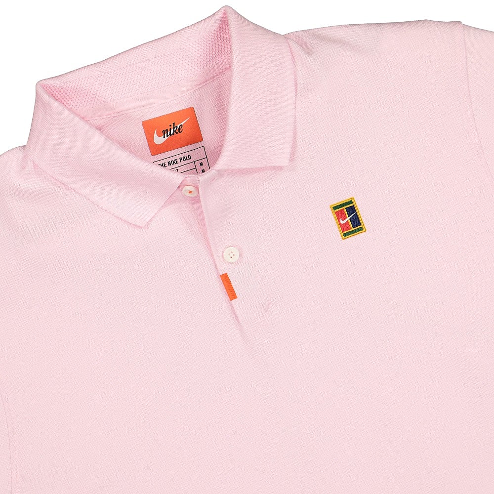 Nike Polo Heritage Slim Pink Foam Polo Shirts Close-up | Overkill