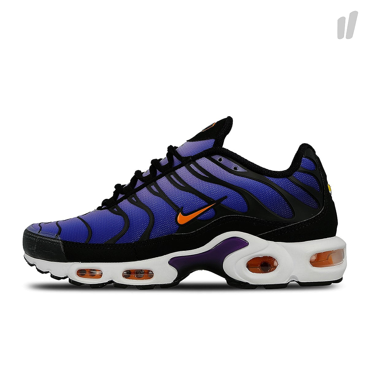 Nike air max plus og Black / Total Orange - Voltage Purple Sneakers BQ4629 002 | Overkill