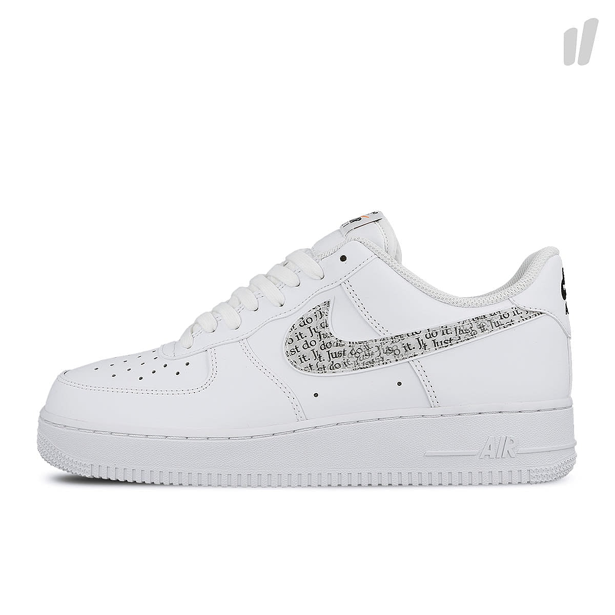 Nike air force 1 '07 lv8 lntc White-White - Black - Total Orange Low Top Sneakers BQ5361 100 | Overkill