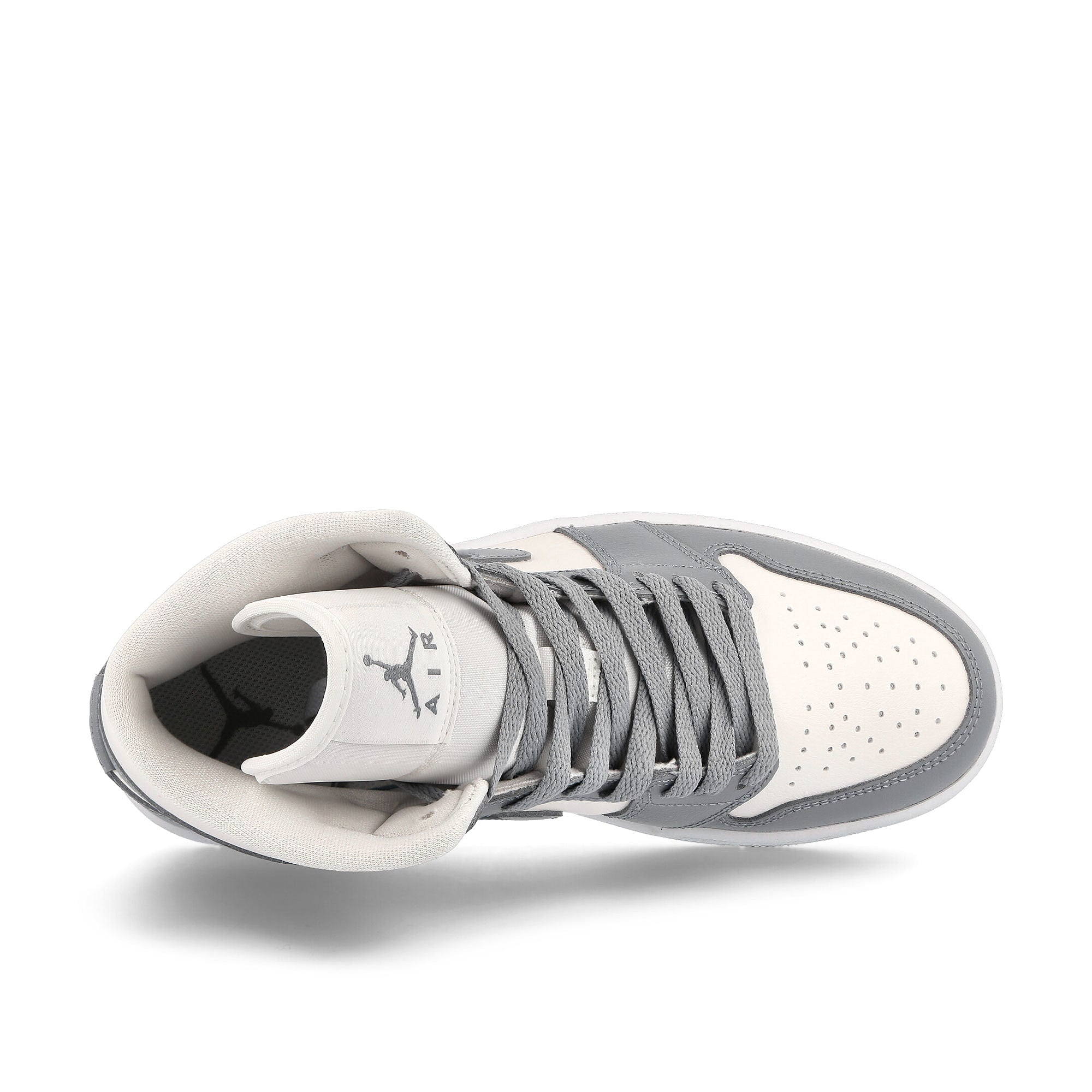 Jordan Air Jordan Wmns 1 Mid Sail / Stealth - White Mid Top Sneakers Detailfoto | Overkill