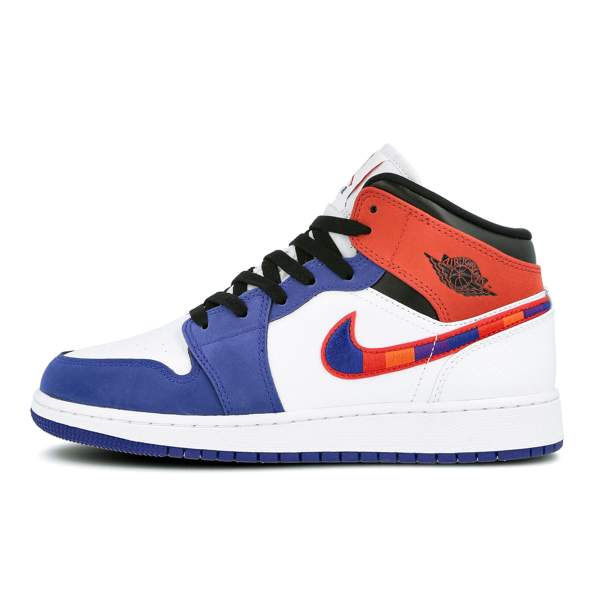 Jordan Air Jordan 1 Mid SE GS White / University Red - Rush Blue - Black BQ6931 146 | Overkill