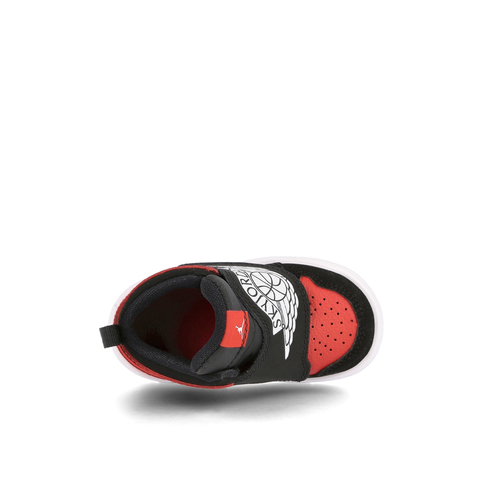 Jordan Sky Air Jordan 1 TD Black-White - Gym Red Sneakers Detailfoto | Overkill