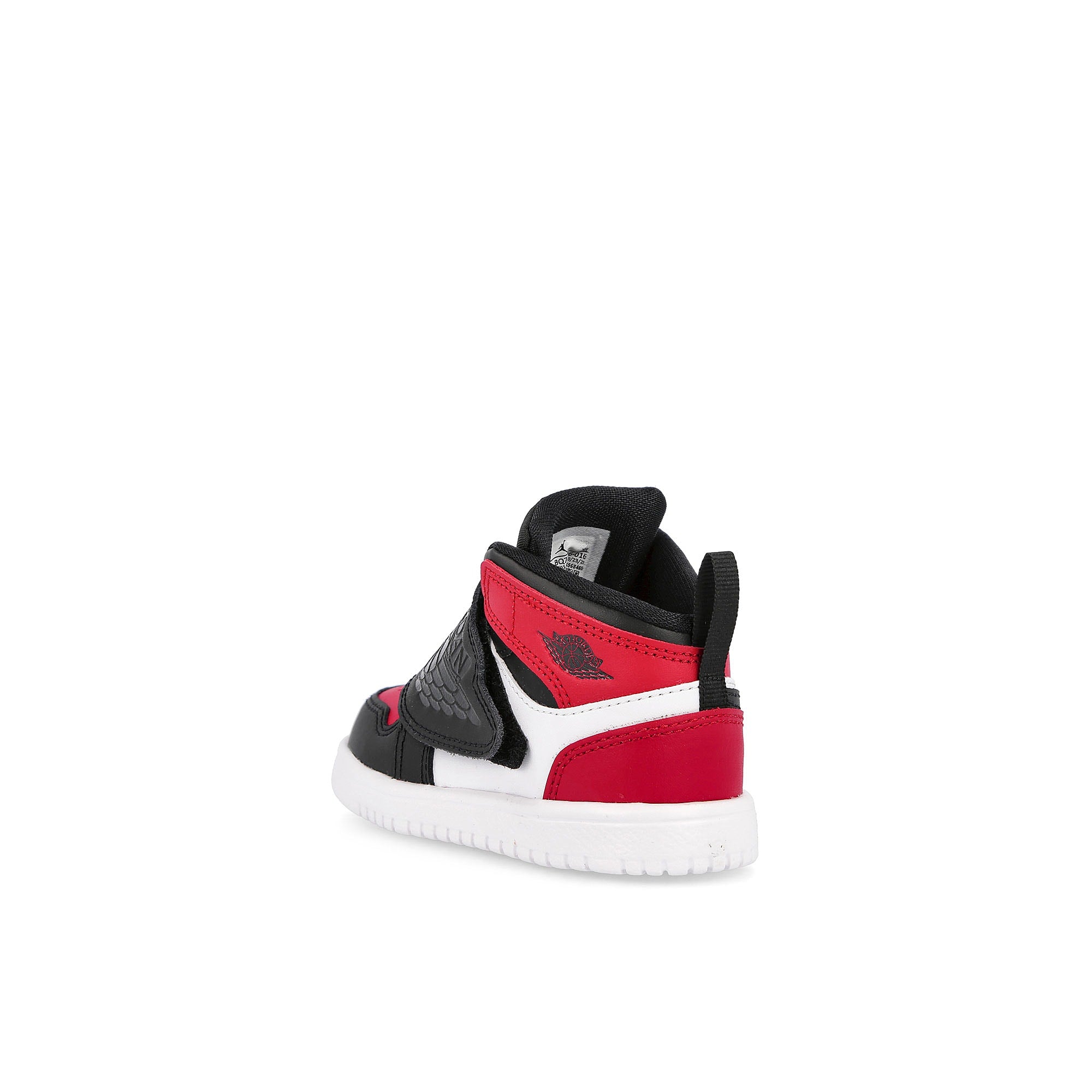 Jordan Sky Jordan 1 TD Black / Anthracite - Varsity Red - White Close-up | Overkill