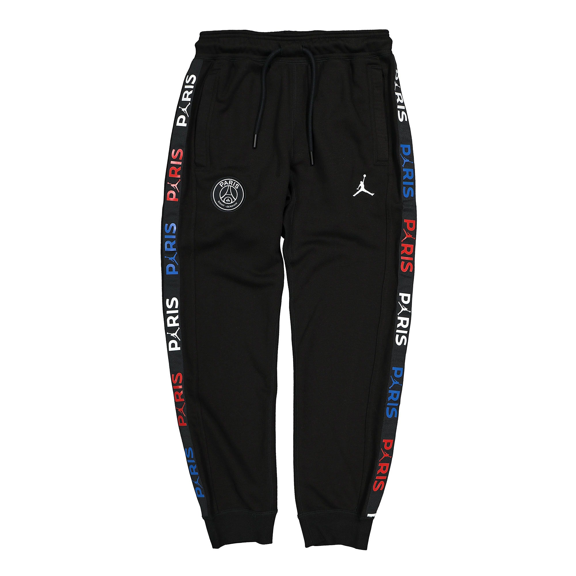 Jordan Paris Saint Germain x Air Jordan Fleece Pant Black / Hyper Cobalt Sweat & Track Pants BQ8348 011 | Overkill