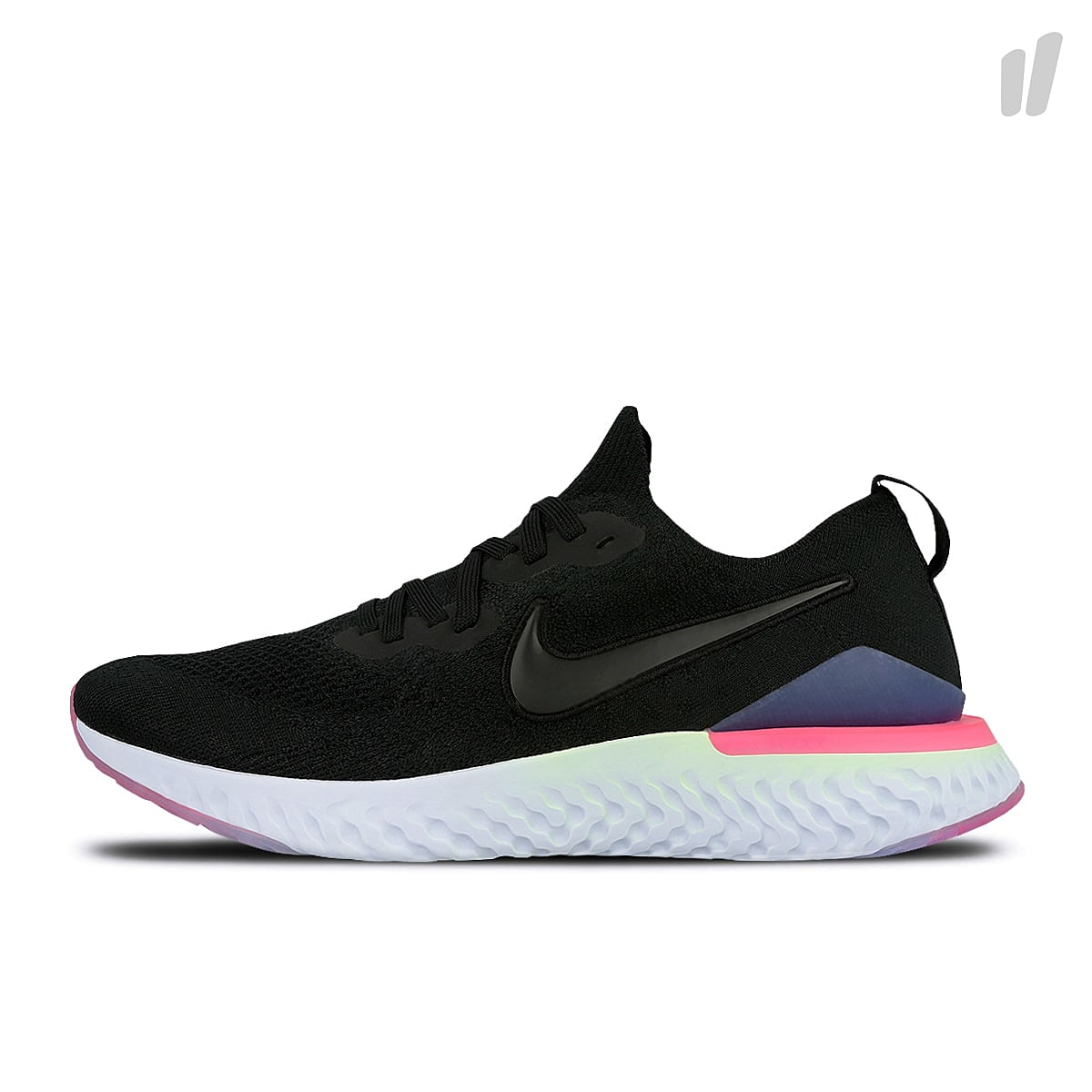 Nike epic react flyknit 2 Black-Black - Sapphire Sweatshirts BQ8928 003 | Overkill